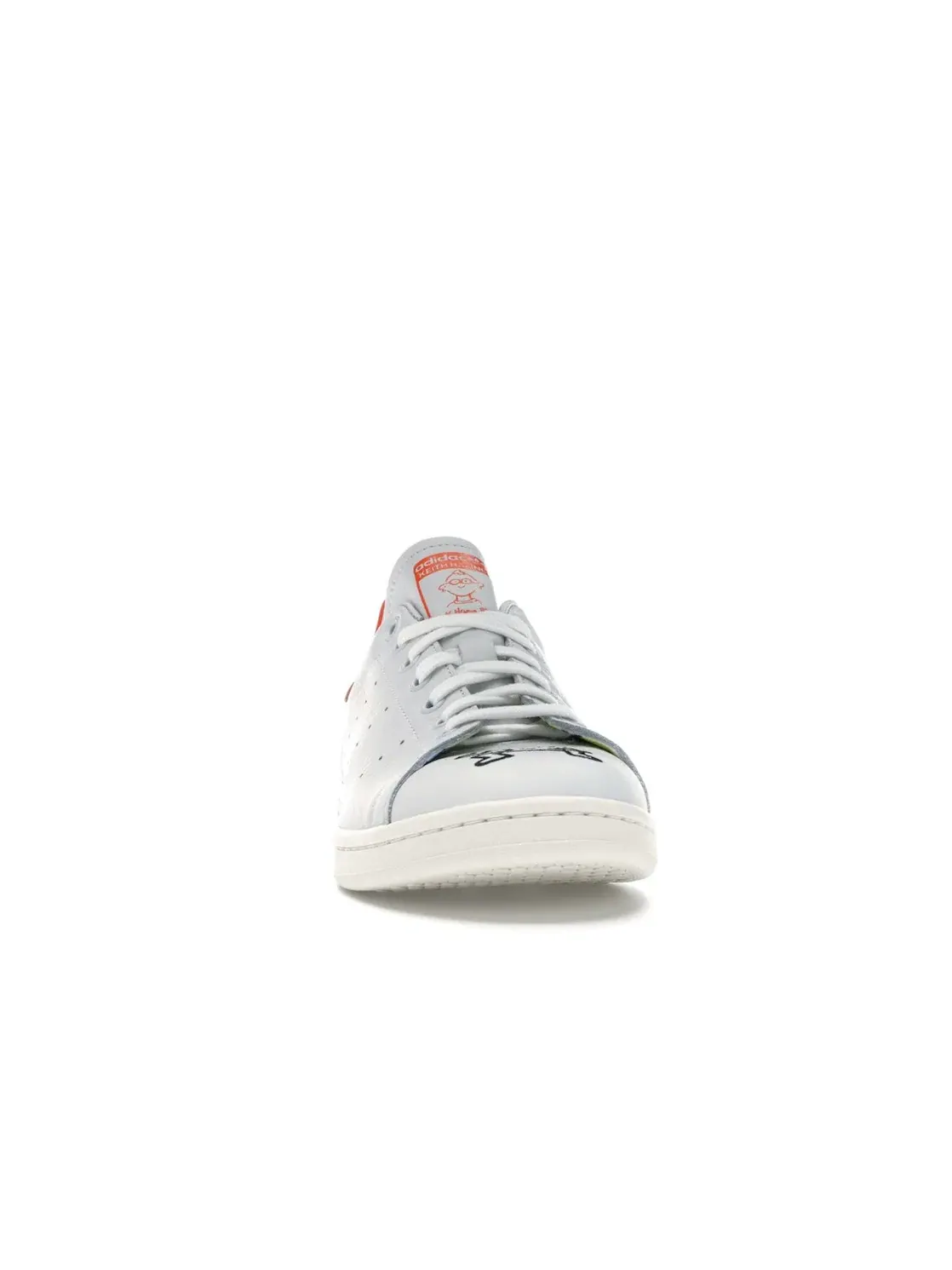 Мужские кроссовки с принтом Adidas Stan Smith Adidas — изображение 2 из 4, белый/оранжевый/белый