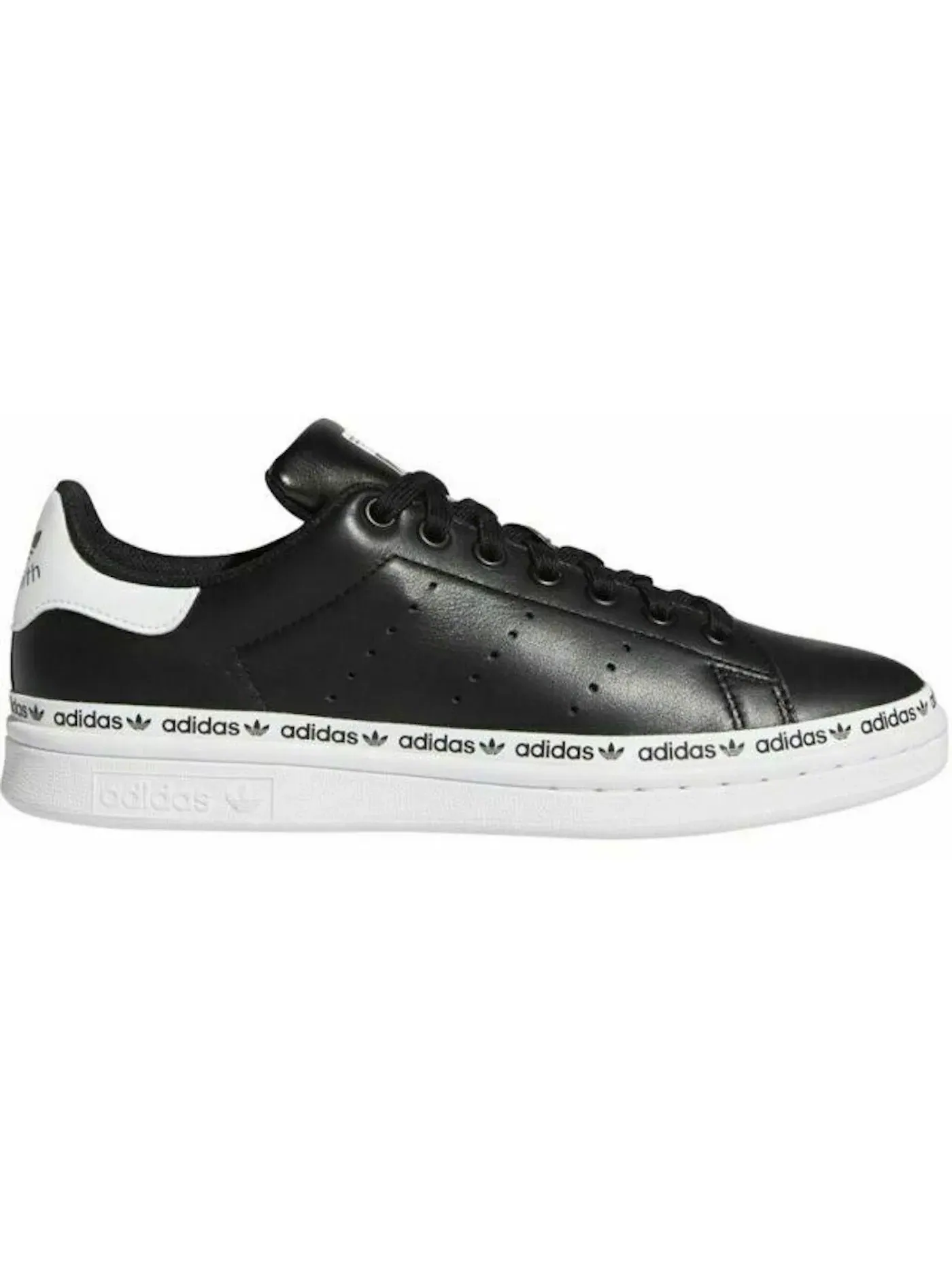 Женские кроссовки Lifestyle с логотипом Adidas Stan Smith — изображение 1 из 1, черный/белый/белый