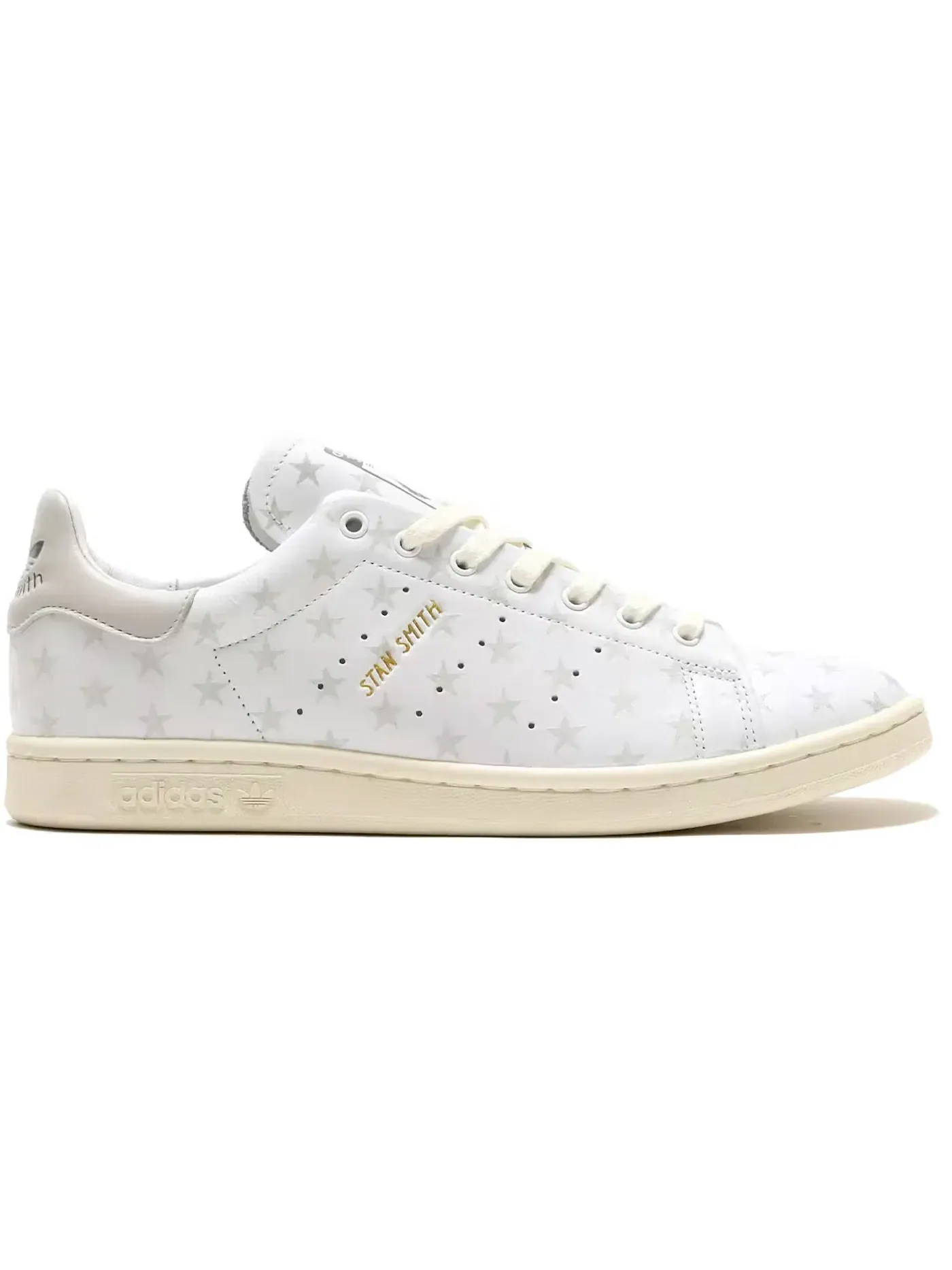 Мужские кроссовки Lifestyle Adidas Stan Smith Lux — изображение 1 из 4, белый/золотистый/белый