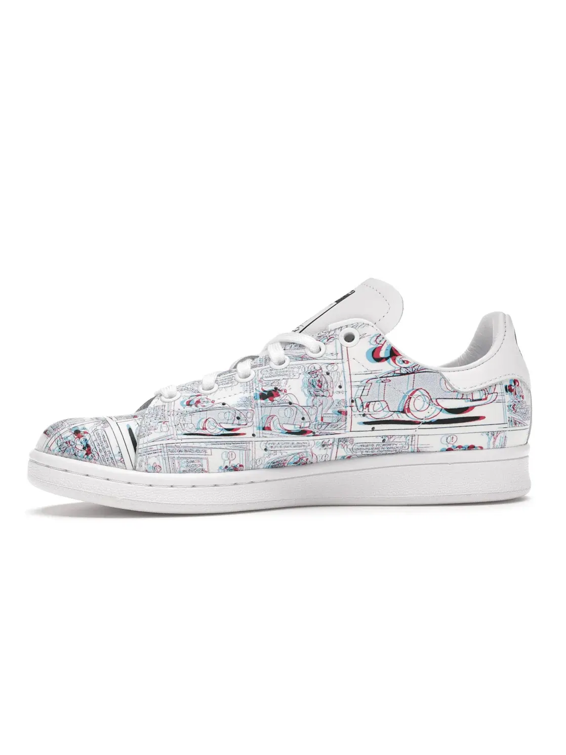 Мужские кроссовки с принтом Adidas Stan Smith Adidas — изображение 3 из 4, белый/черный/белый