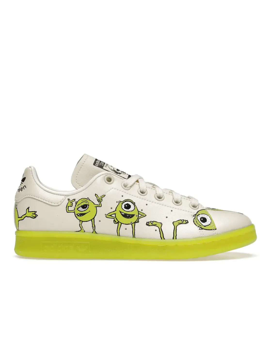 Мужские кроссовки с принтом Adidas Stan Smith Adidas — изображение 1 из 4, белый//черный