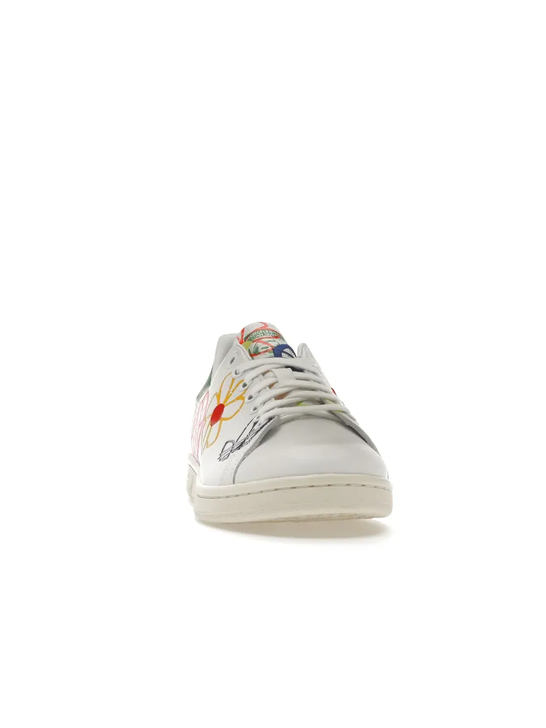 Женские кроссовки с принтом Adidas Stan Smith Adidas — изображение 2 из 4, белый мульти