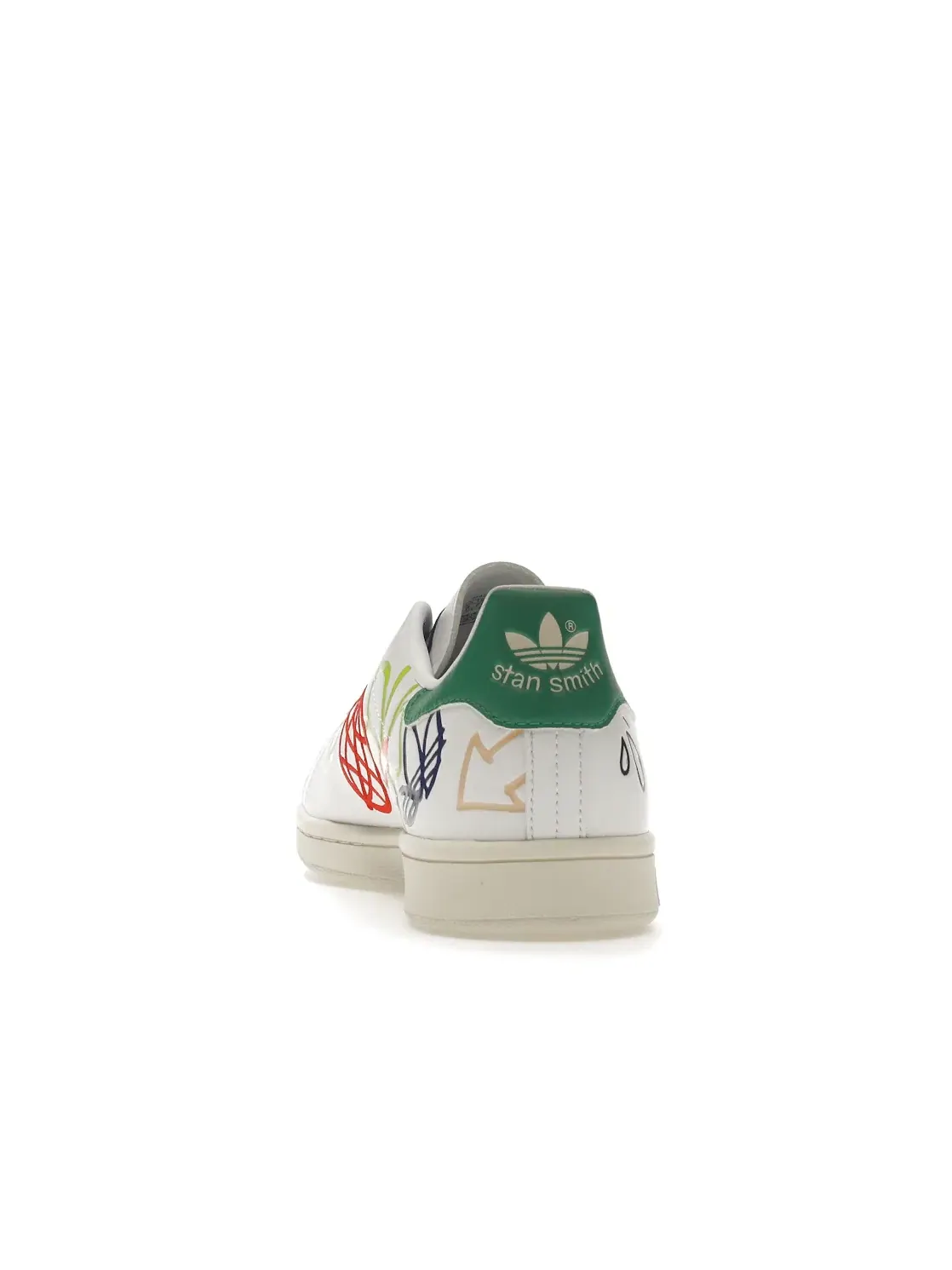 Женские кроссовки с принтом Adidas Stan Smith Adidas — изображение 4 из 4, белый мульти