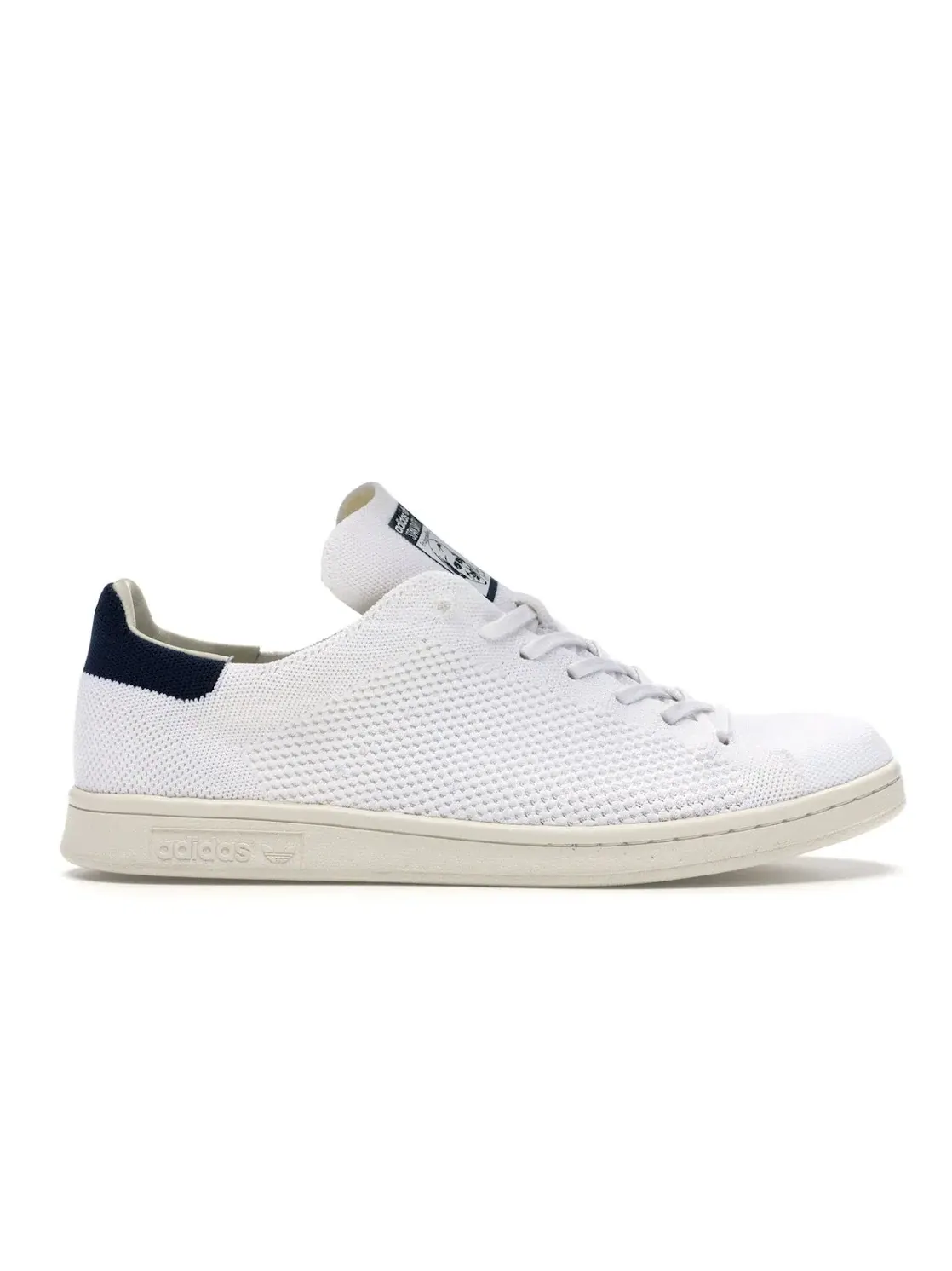 Мужские кроссовки с технологией PrimeKnit Adidas Stan Smith Primeknit — изображение 1 из 4, белый/синий