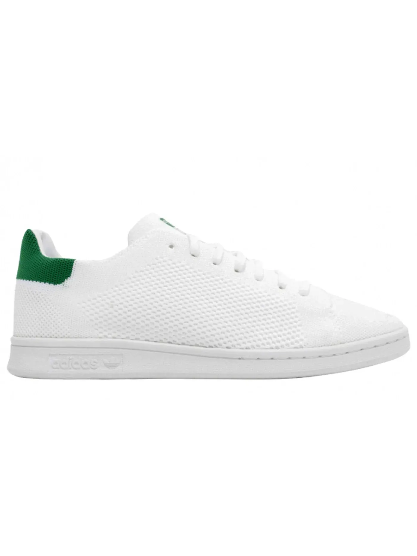 Детские кроссовки Lifestyle с принтом Stan Smith Primeknit Adidas — изображение 1 из 1, белый/белый/зеленый