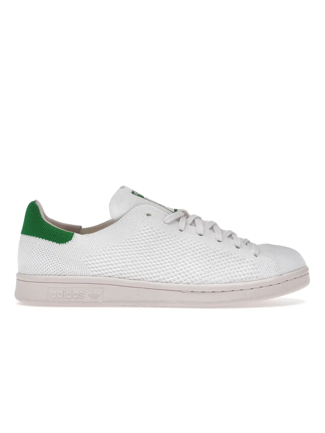 Мужские кроссовки с технологией Primeknit Adidas Stan Smith Primeknit — изображение 1 из 4, белый/зеленый