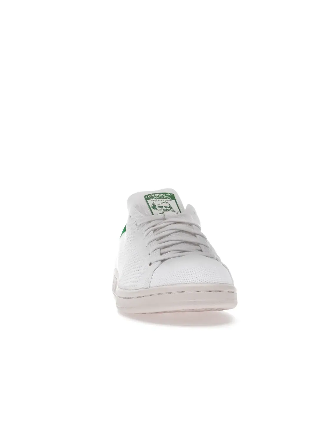 Мужские кроссовки с технологией Primeknit Adidas Stan Smith Primeknit — изображение 2 из 4, белый/зеленый
