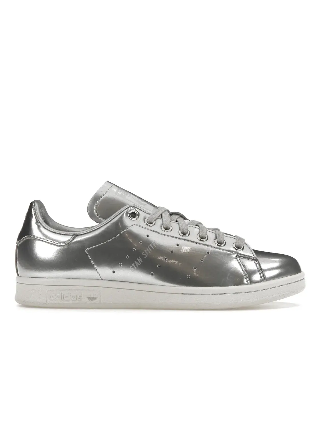Женские кроссовки классические Adidas Stan Smith — изображение 1 из 4, белый белый фиолетовый