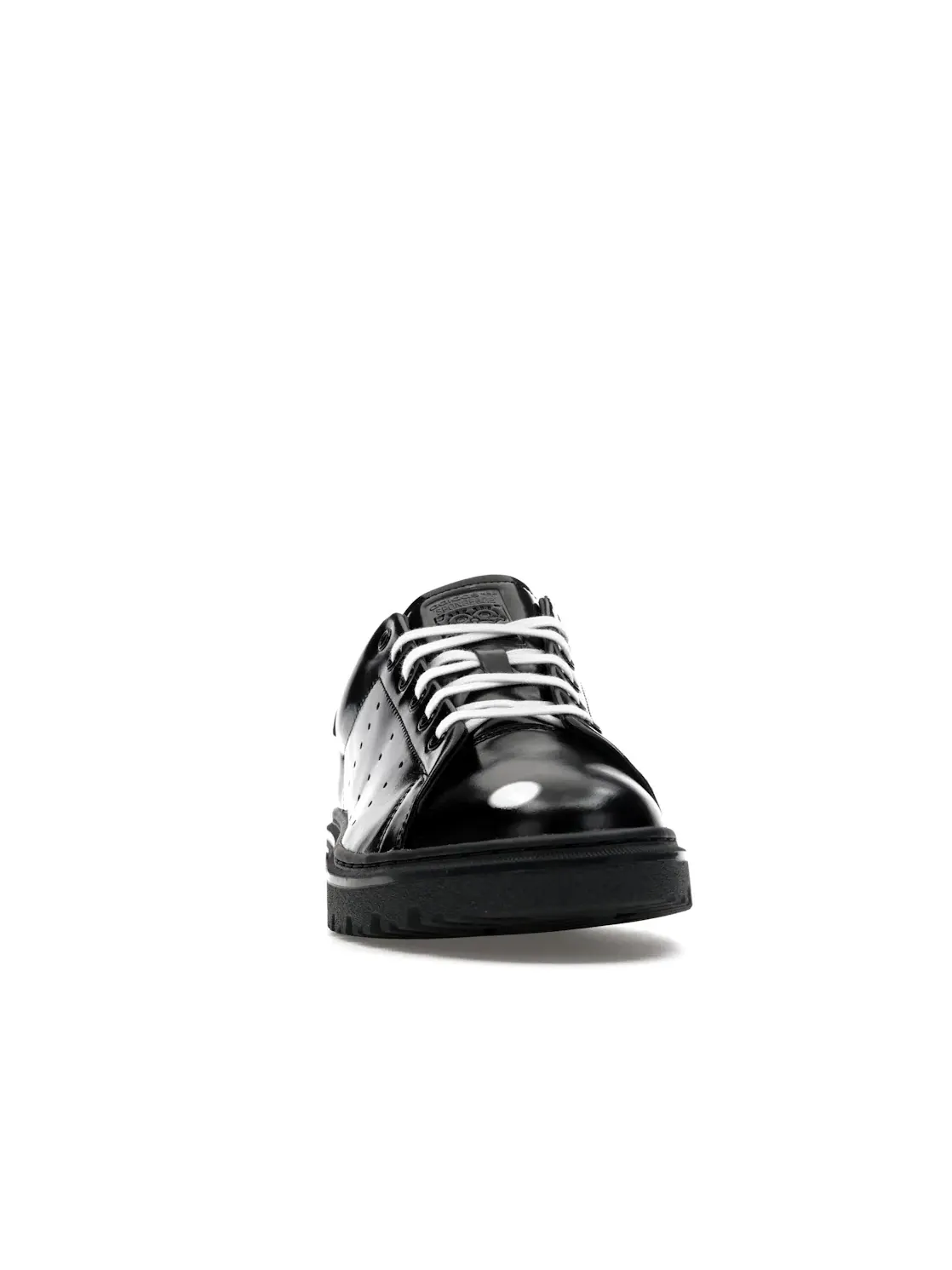 Мужские кроссовки lifestyle с принтом Stan Smith Adidas — изображение 2 из 4, черный/черный/белый