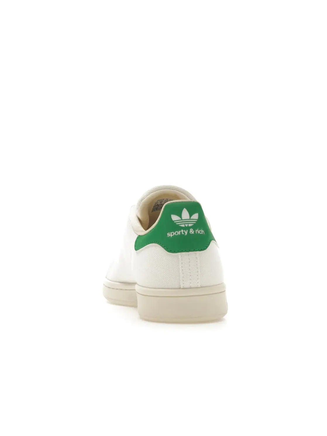 Мужские кроссовки для повседневной носки Adidas Stan Smith — изображение 4 из 4, белый/зеленый/белый