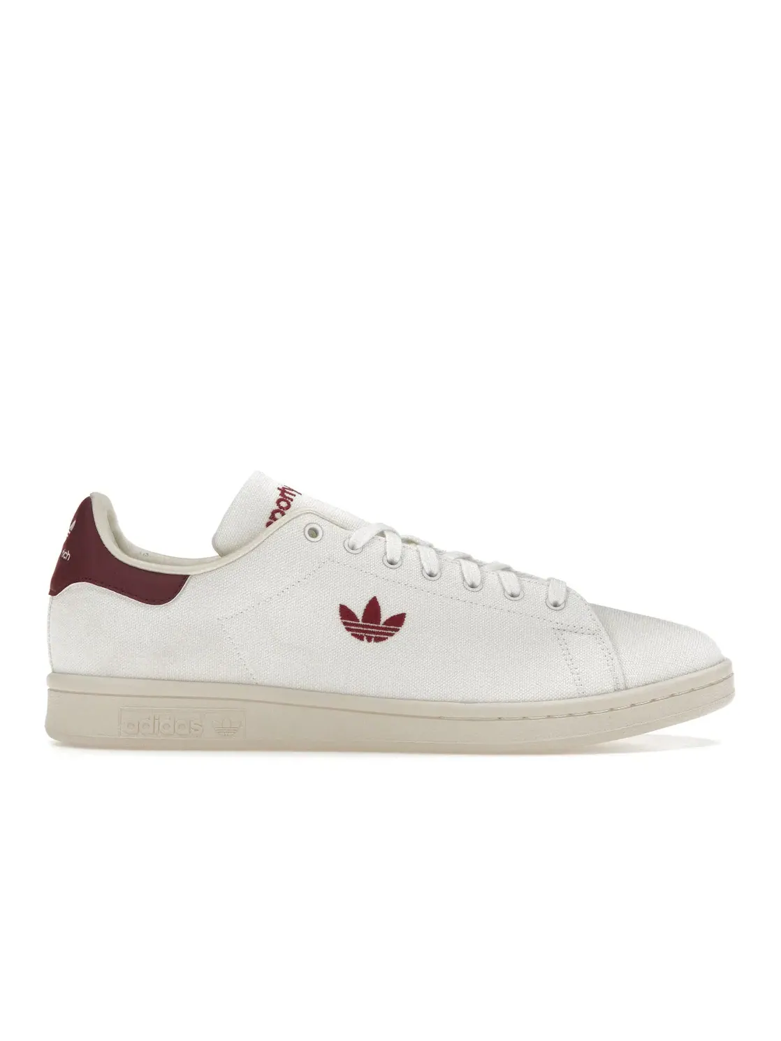 Мужские кроссовки Lifestyle Adidas Stan Smith — изображение 1 из 4, белый/бордовый/белый