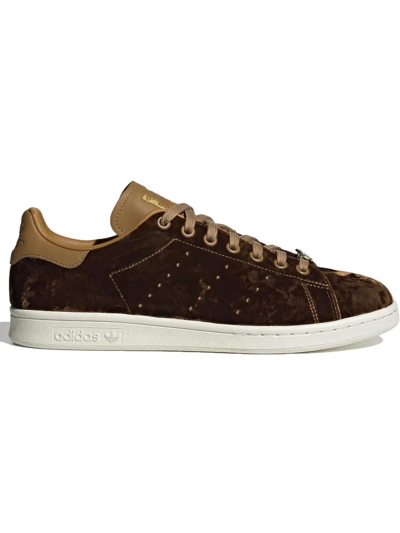 Мужские кроссовки с велюровым верхом Adidas Stan Smith — изображение 1 из 1, белый