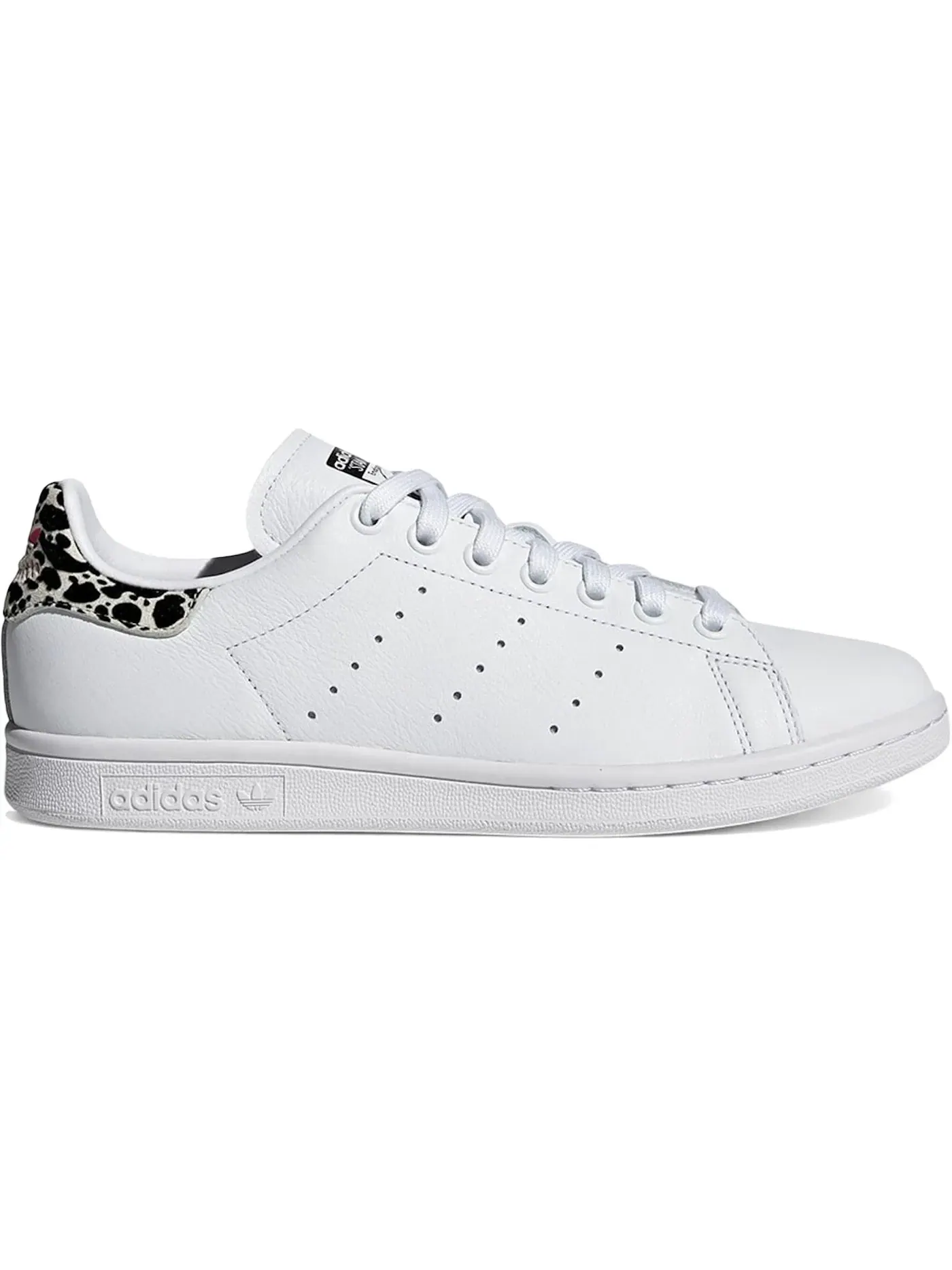 Женские кроссовки с принтом Adidas Stan Smith Adidas — изображение 1 из 1, белый/черный/розовый