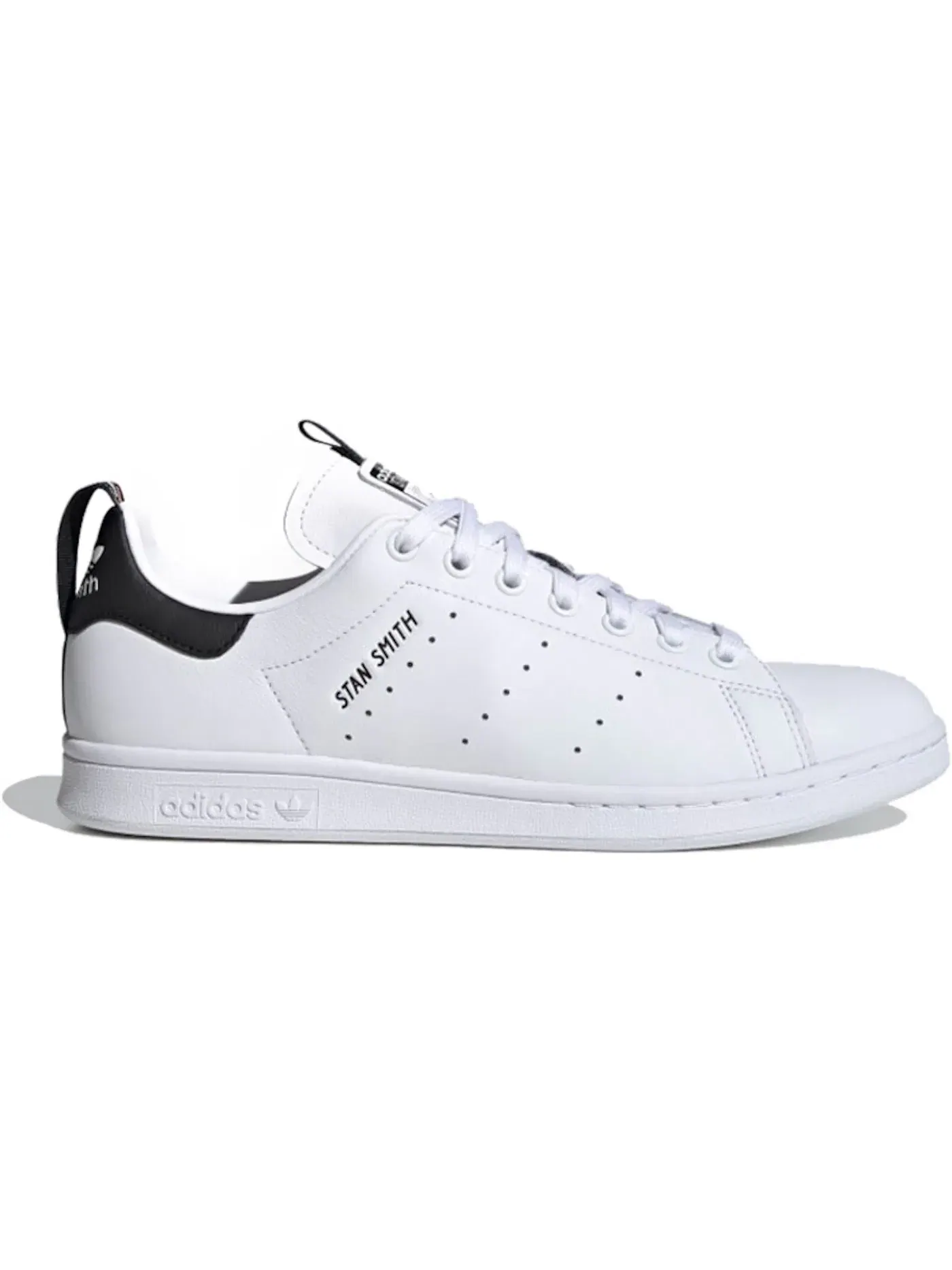 Женские кроссовки с принтом Adidas Stan Smith Adidas — изображение 1 из 1, белый/черный/красный