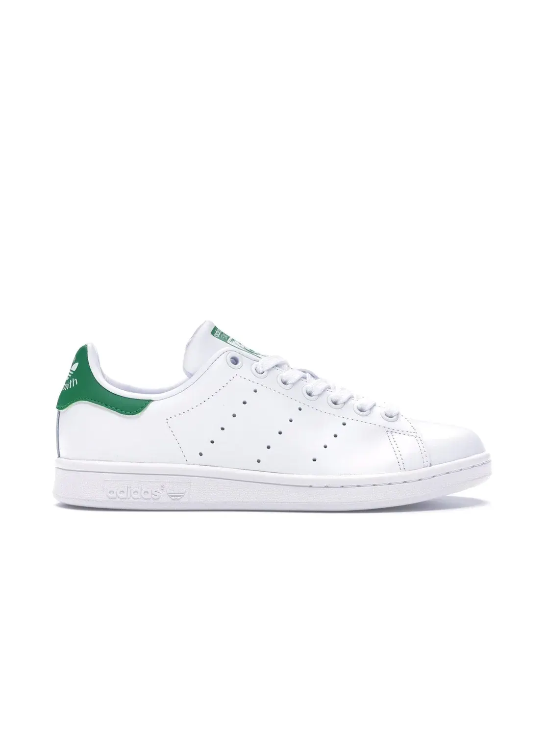 Женские кроссовки с перфорированным дизайном Adidas Stan Smith — изображение 1 из 4, белый/белый