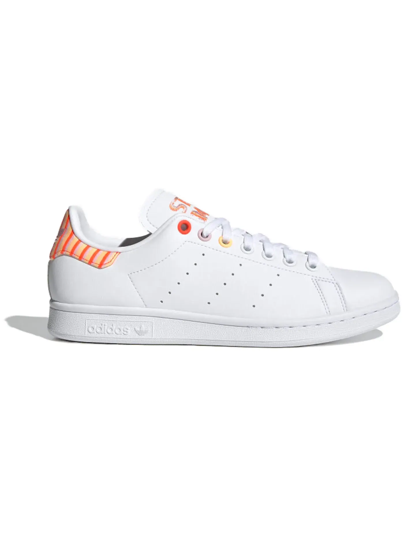 Женские кроссовки с классическим дизайном Adidas Stan Smith — изображение 1 из 1, белый/розовый/красный