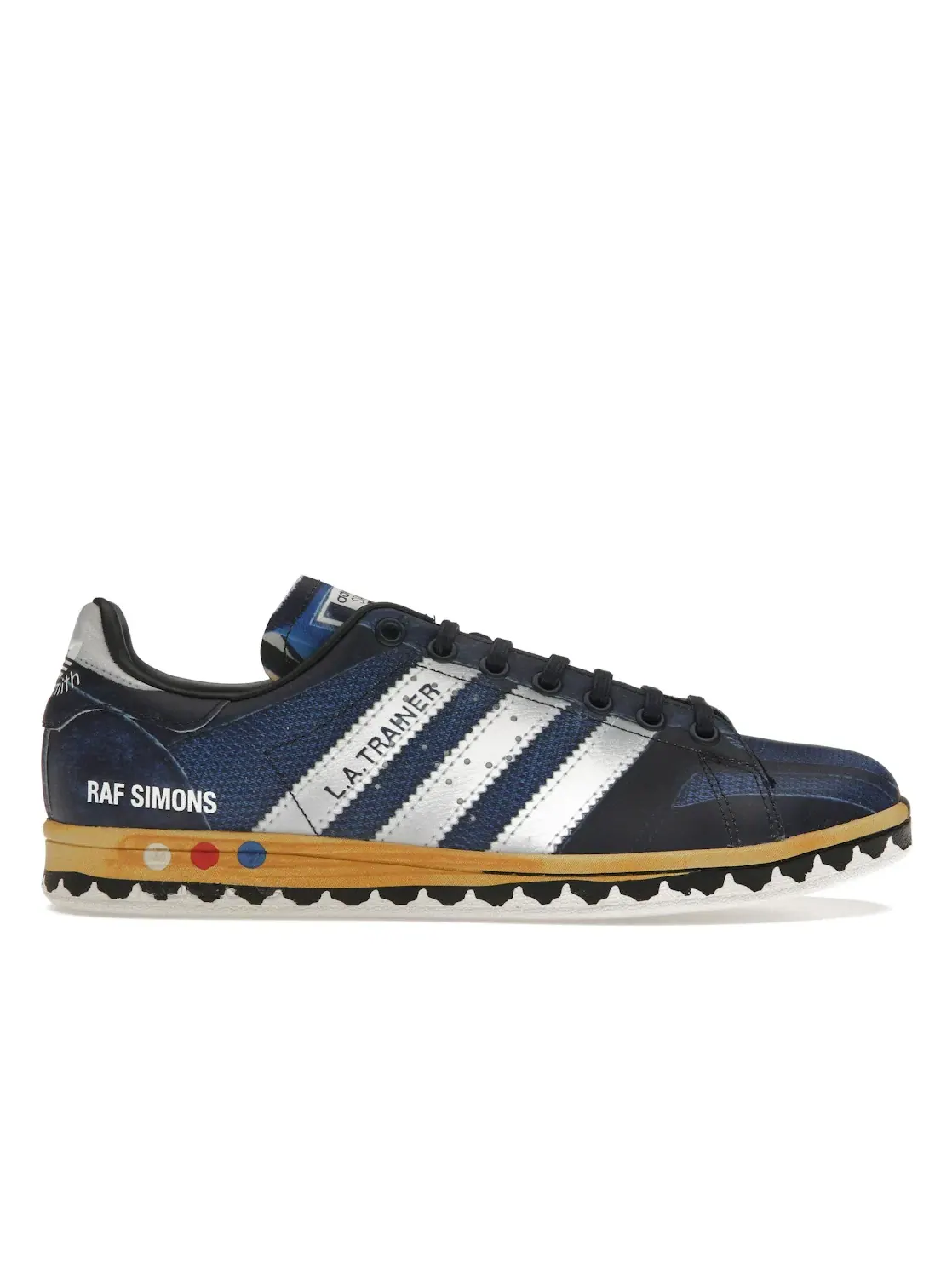 Мужские кроссовки lifestyle Adidas Stan Smith x Raf Simons LA Trainer — изображение 1 из 4, синий/золотистый