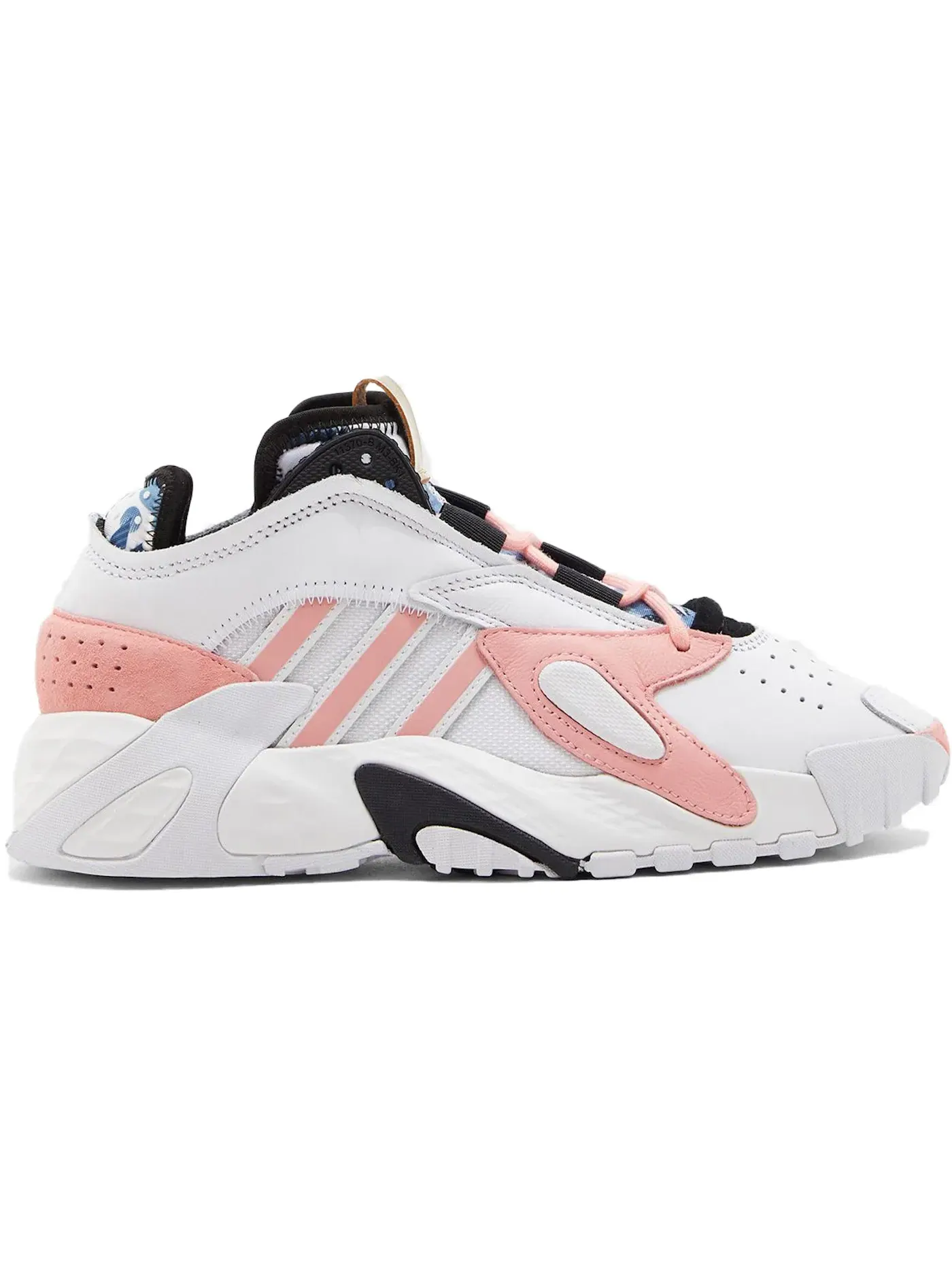 Женские кроссовки Lifestyle с принтом Adidas Streetball Adidas — изображение 1 из 1, белый/черный/розовый