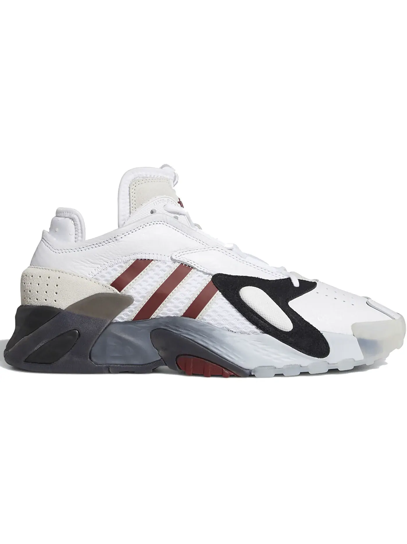 Мужские кроссовки Lifestyle Adidas Streetball Adidas — изображение 1 из 1, белый черный бордовый