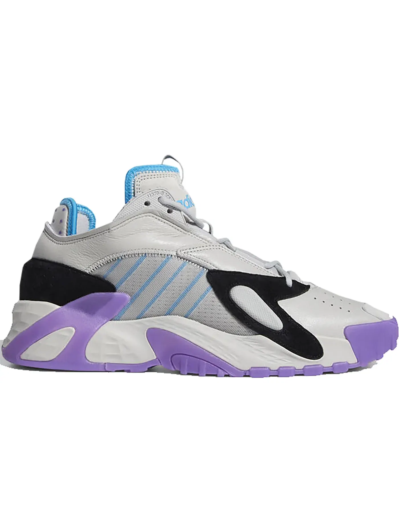Мужские кроссовки Lifestyle Adidas Streetball — изображение 1 из 1, серый/фиолетовый/голубой