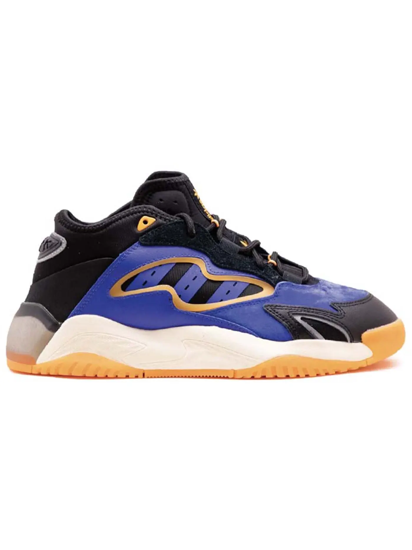 Мужские кроссовки lifestyle с вставками Adidas Streetball II — изображение 1 из 1, черный/оранжевый