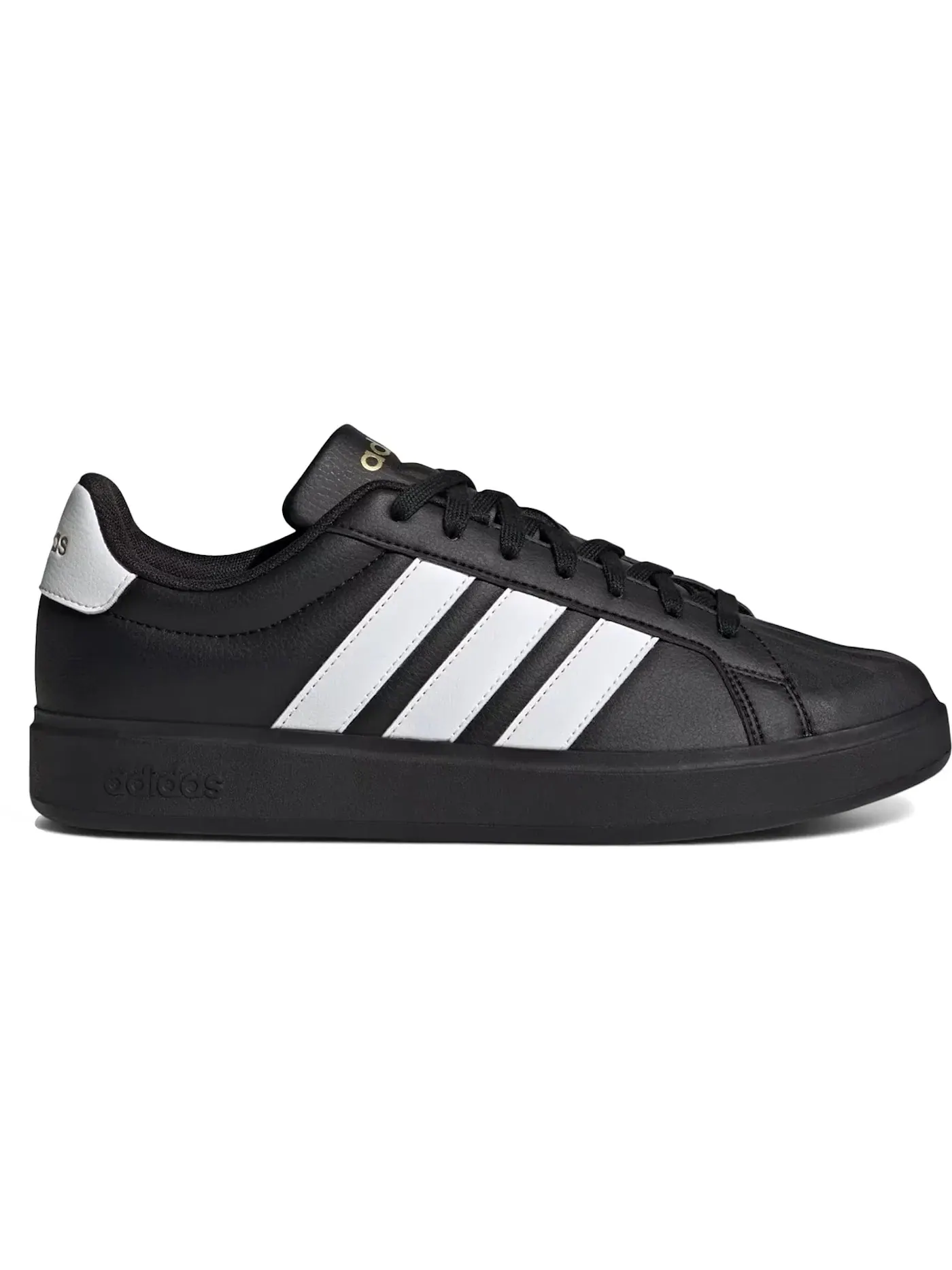Мужские кроссовки Lifestyle Streettalk Adidas — изображение 1 из 1, черный/белый/золотистый