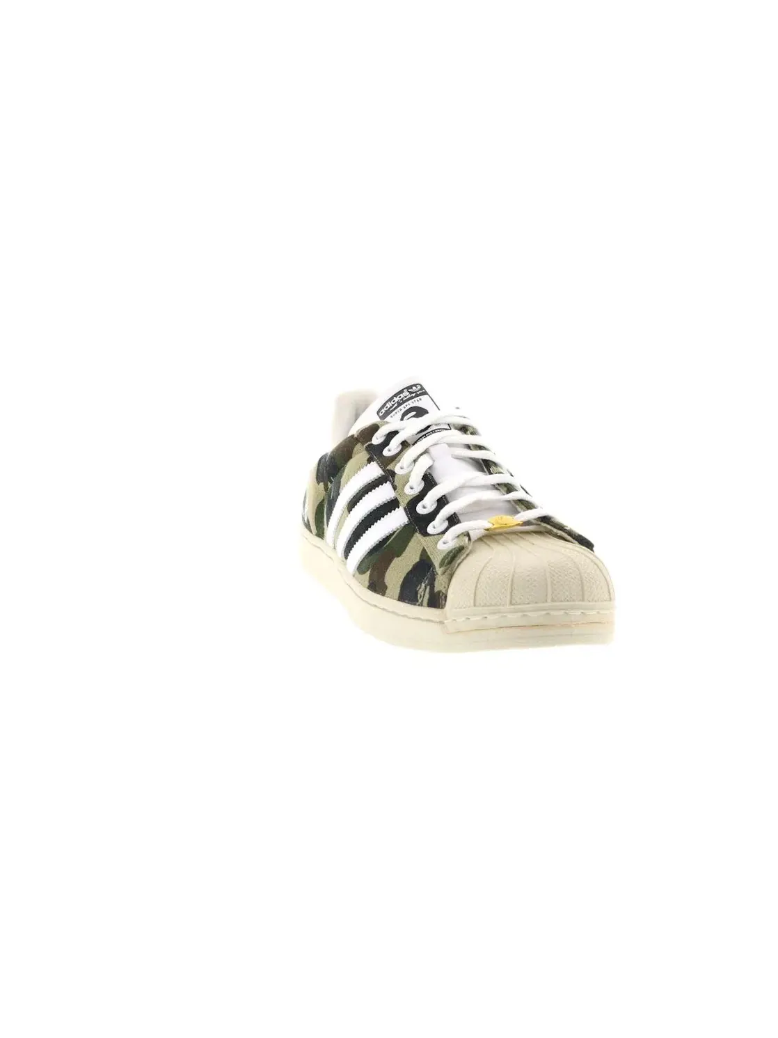 Мужские кроссовки Lifestyle Adidas Super Ape Star Bape — изображение 2 из 4, зеленый/белый