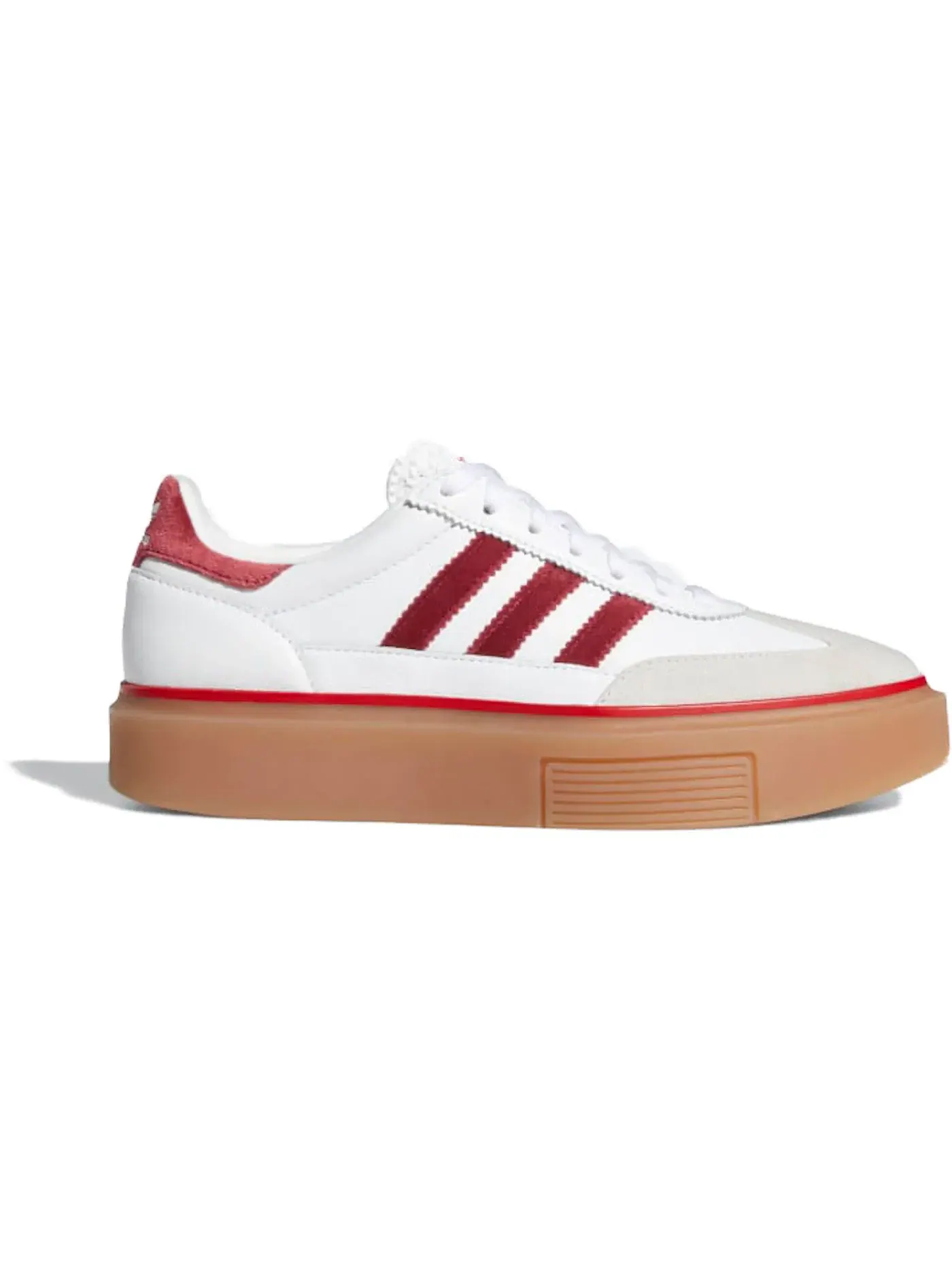 Женские кроссовки lifestyle Adidas Super Sleek 72 — изображение 1 из 1, белый серый бордовый