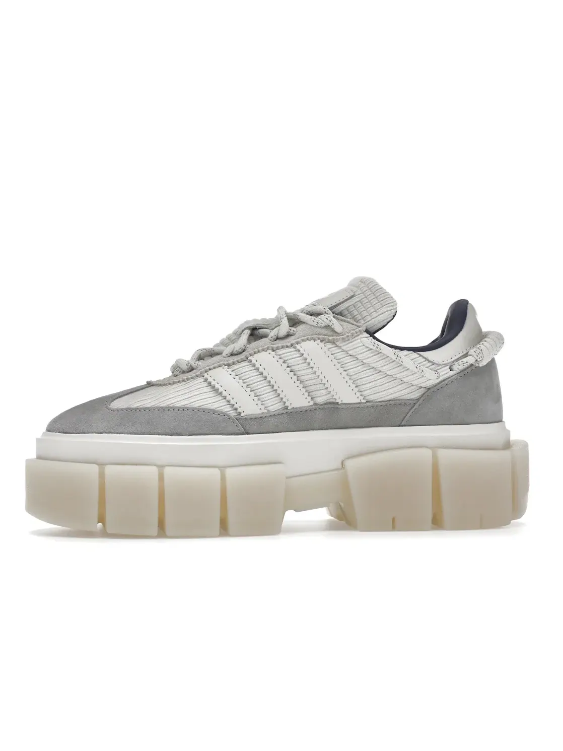 Женские кроссовки lifestyle с массивной подошвой Adidas Super Sleek Chunky — изображение 3 из 4, серый/белый/серый