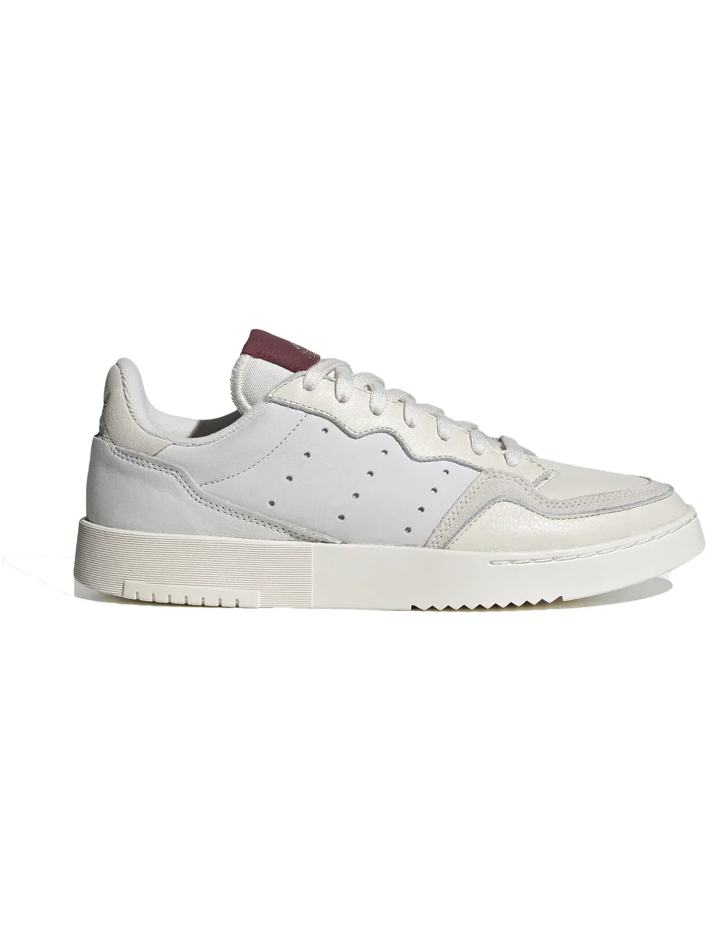 Мужские кроссовки Lifestyle Adidas Supercourt — изображение 1 из 1, белый/бордовый