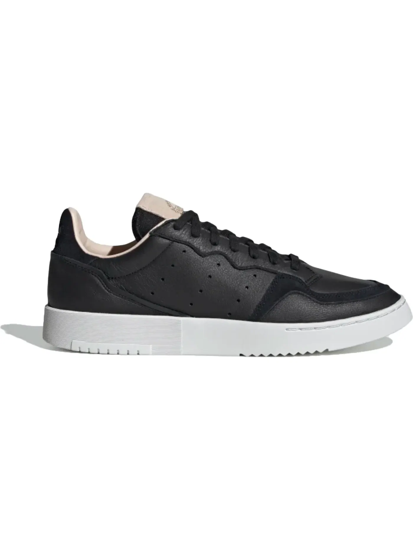 Мужские кроссовки Lifestyle Adidas Supercourt — изображение 1 из 1, черный/черный/белый