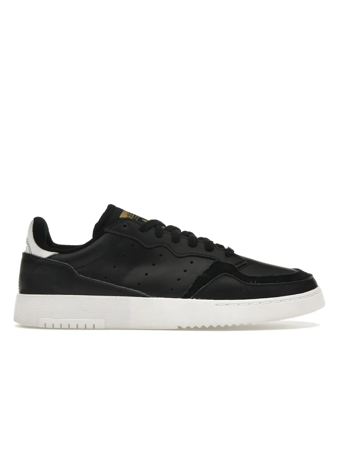 Мужские кроссовки lifestyle Adidas Supercourt — изображение 1 из 4, черный/черный/белый