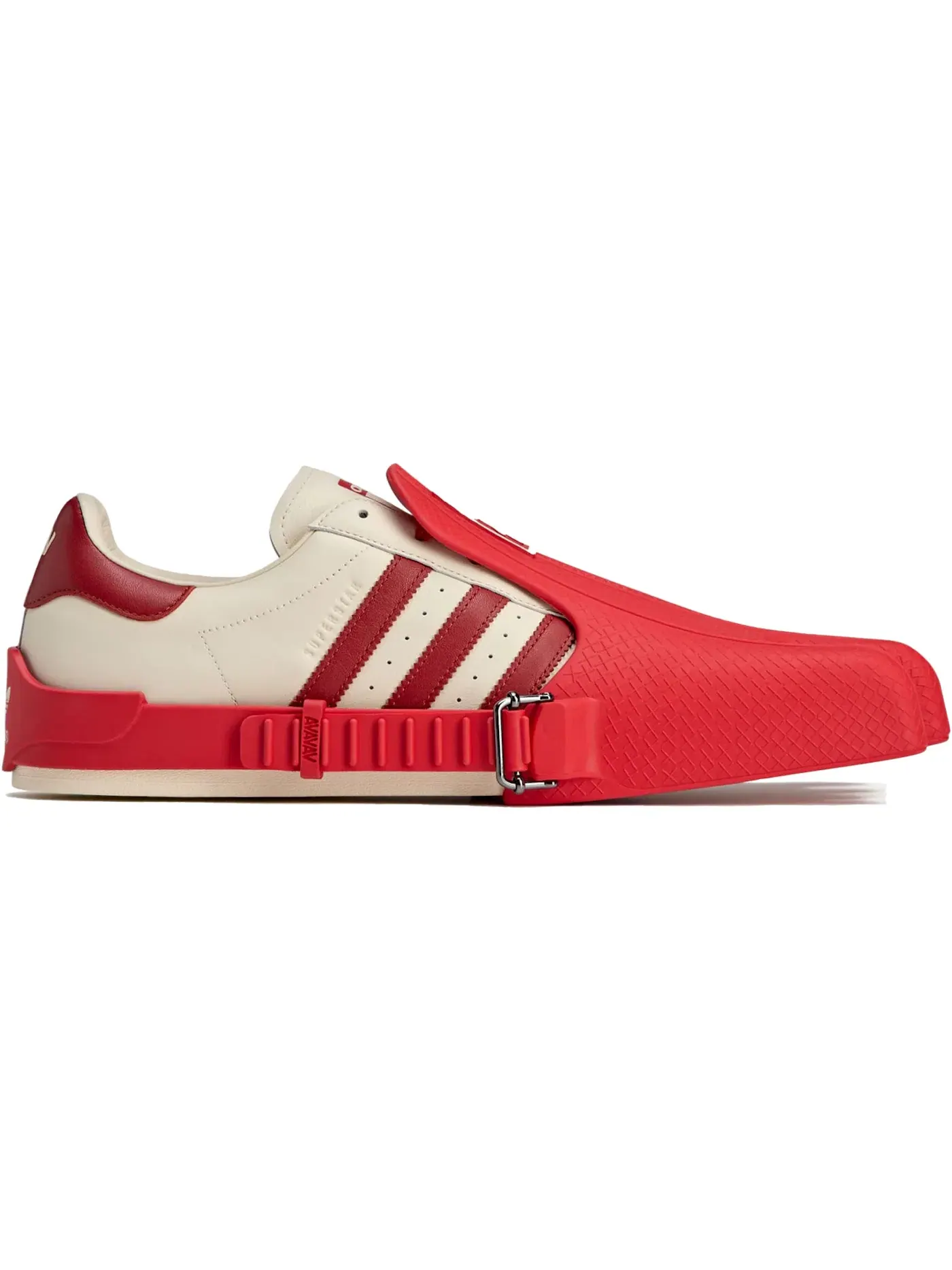 Женские кроссовки Lifestyle Adidas Superfinger Superstar — изображение 1 из 1, кремовый белый