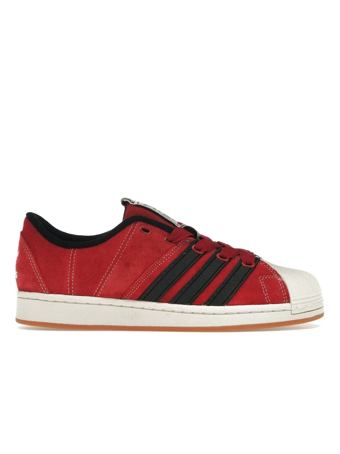 Мужские кроссовки Lifestyle Supermodified Adidas — изображение 1 из 4, красный/черный/белый