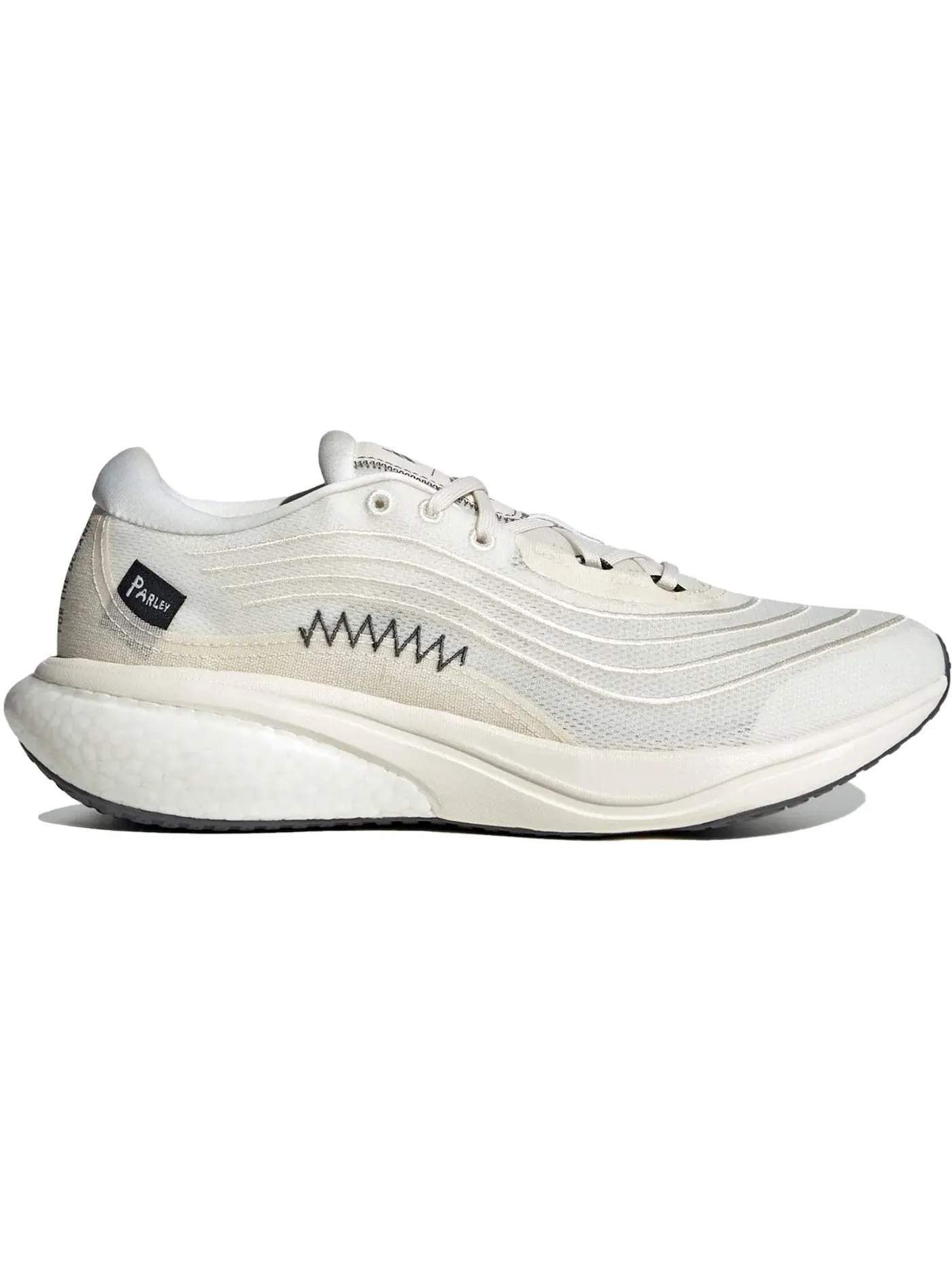 Мужские кроссовки для бега с технологией Parley Adidas Supernova 2.0 — изображение 1 из 1, белый/черный