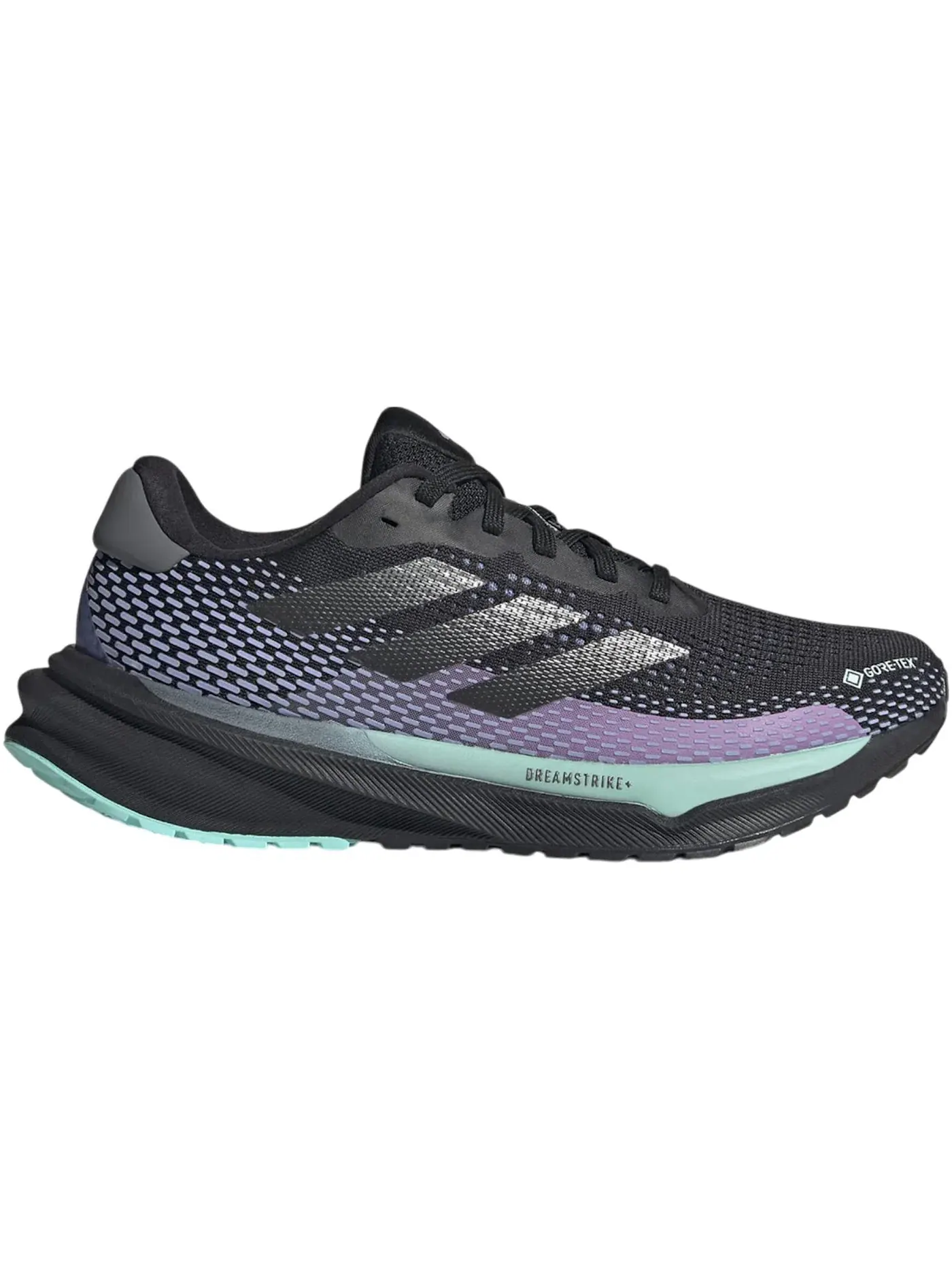 Женские кроссовки с Gore-Tex Adidas Supernova Gore-Tex — изображение 1 из 1, черный/металлик/голубой