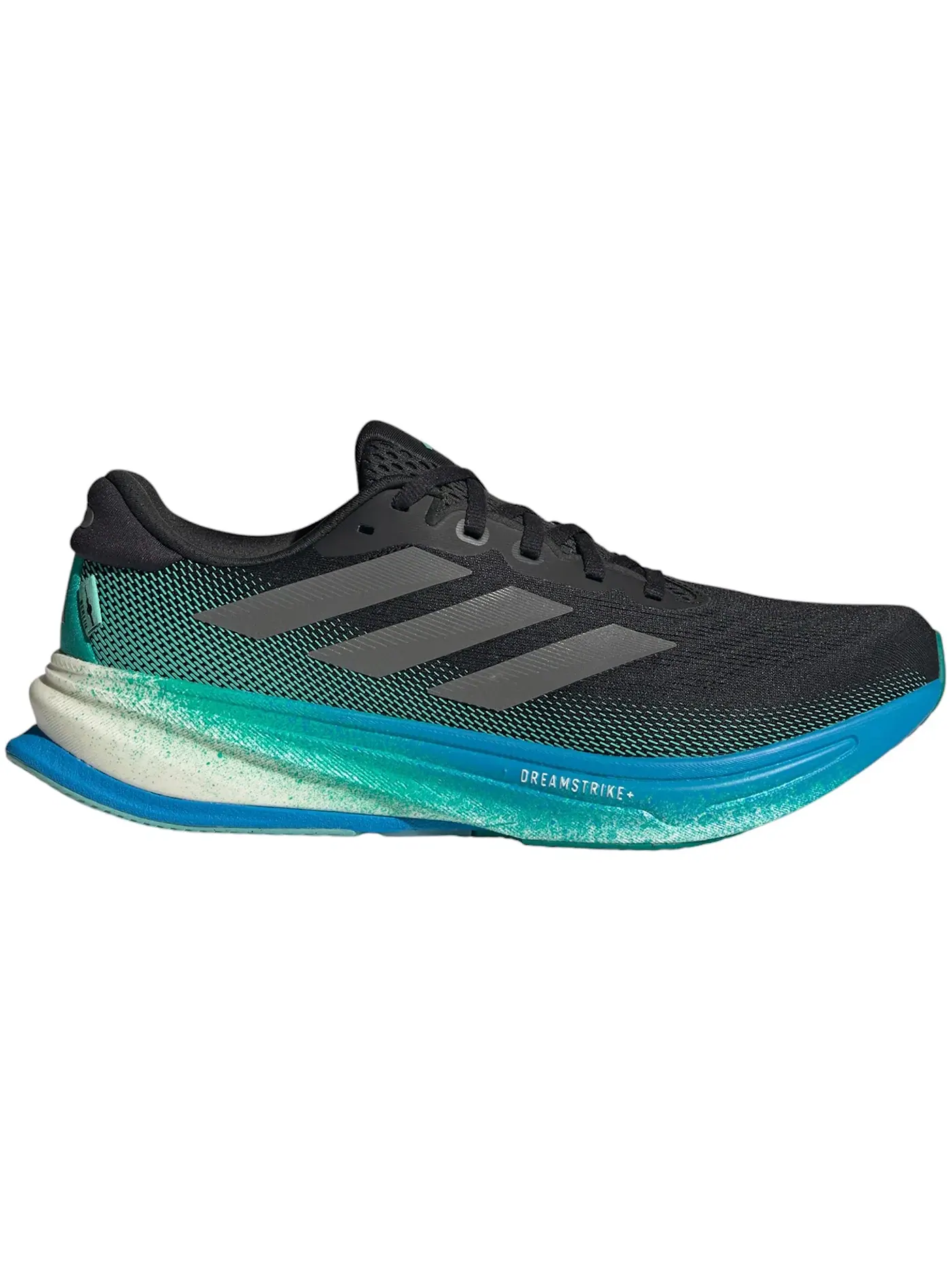Мужские кроссовки для бега Adidas Supernova Rise 2 — изображение 1 из 1, черный/металлик/зеленый