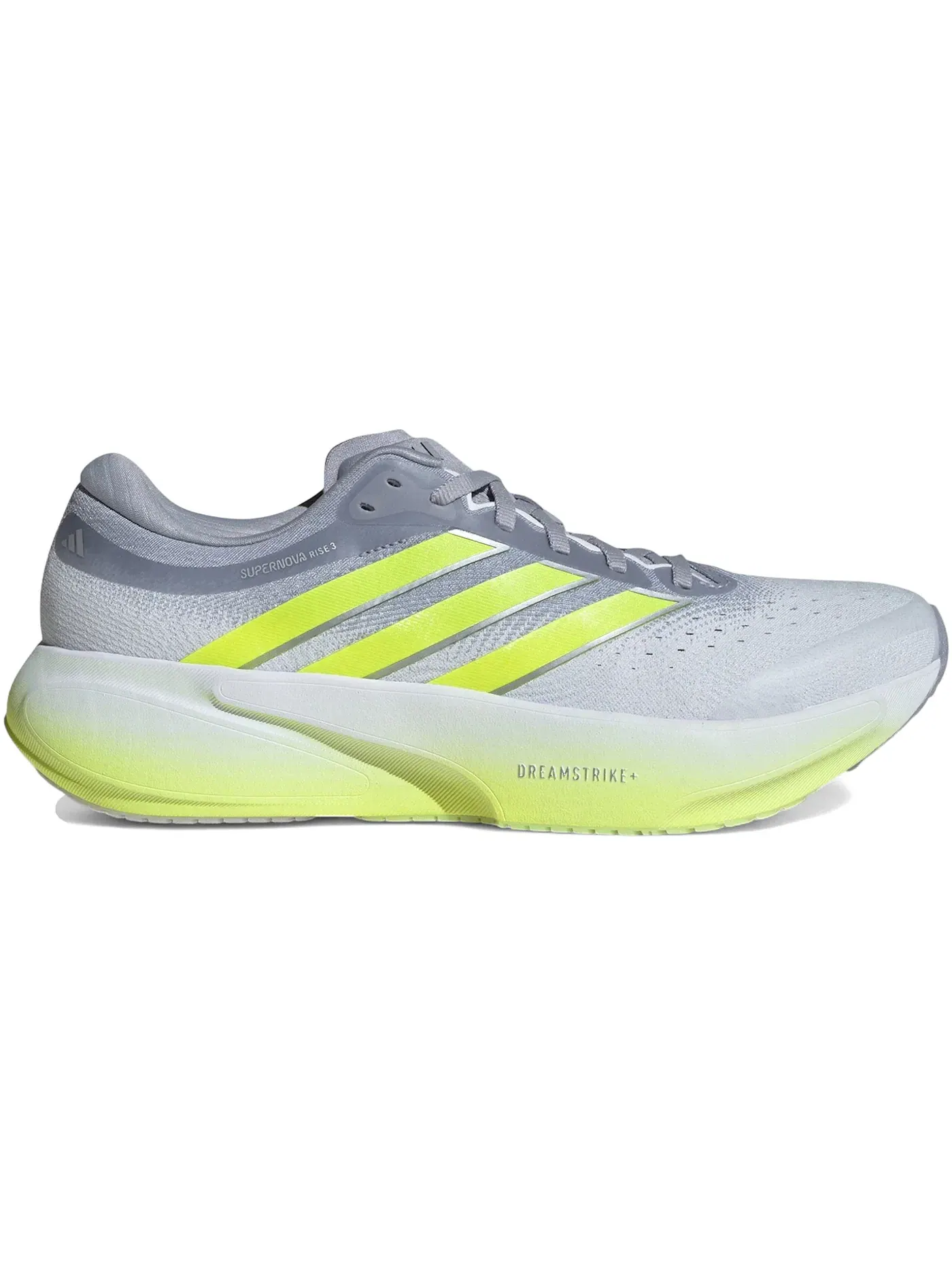 Мужские кроссовки для бега с амортизацией Adidas Supernova Rise 3 — изображение 1 из 1, серебристый/желтый/белый