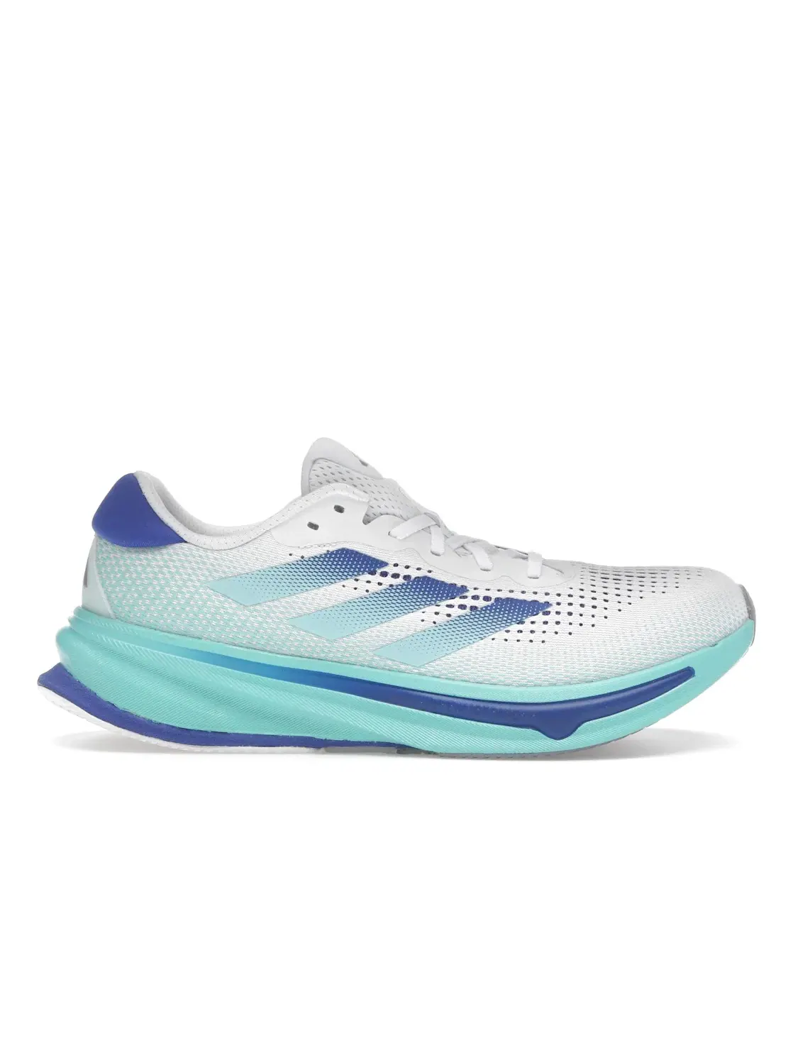 Мужские кроссовки для бега Supernova Rise Adidas — изображение 1 из 4, белый синий голубой