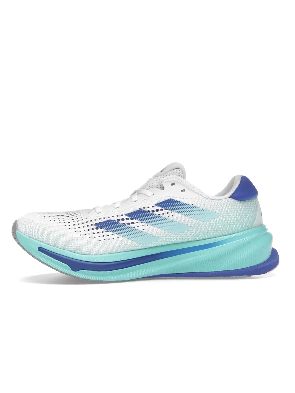 Мужские кроссовки для бега Supernova Rise Adidas — изображение 3 из 4, белый синий голубой