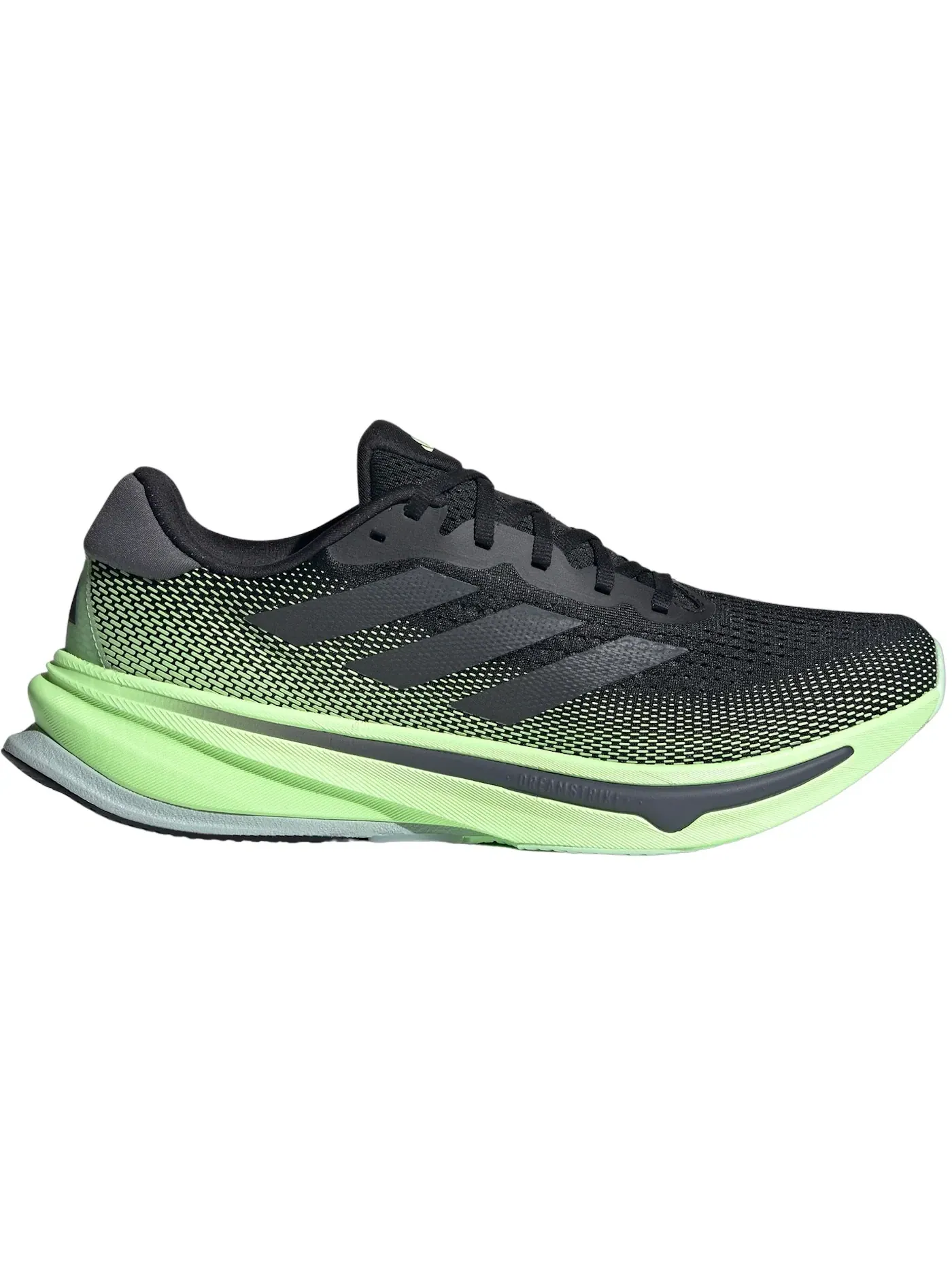 Мужские кроссовки для бега Supernova Rise Adidas — изображение 1 из 1, черный серый зеленый