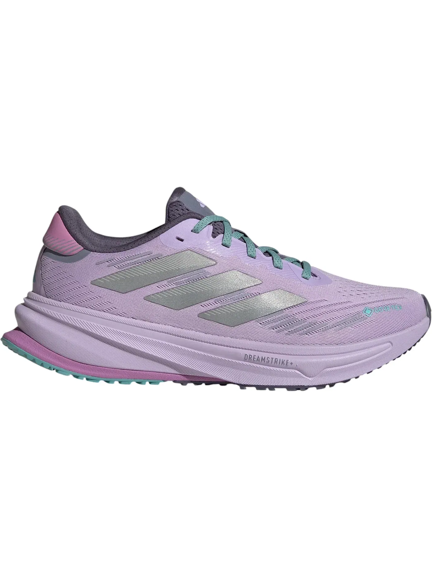 Женские кроссовки для бега с мембраной Gore-Tex Adidas Supernova Rise Gore-Tex — изображение 1 из 1, серебристый металлик
