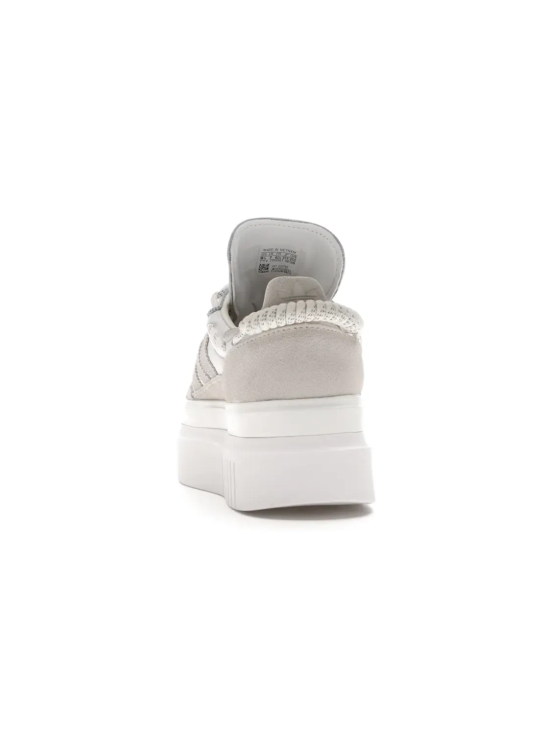 Женские кроссовки с платформой Adidas Super Sleek 72 Ivy Park Icy Park Adidas — изображение 4 из 4, белый/белый