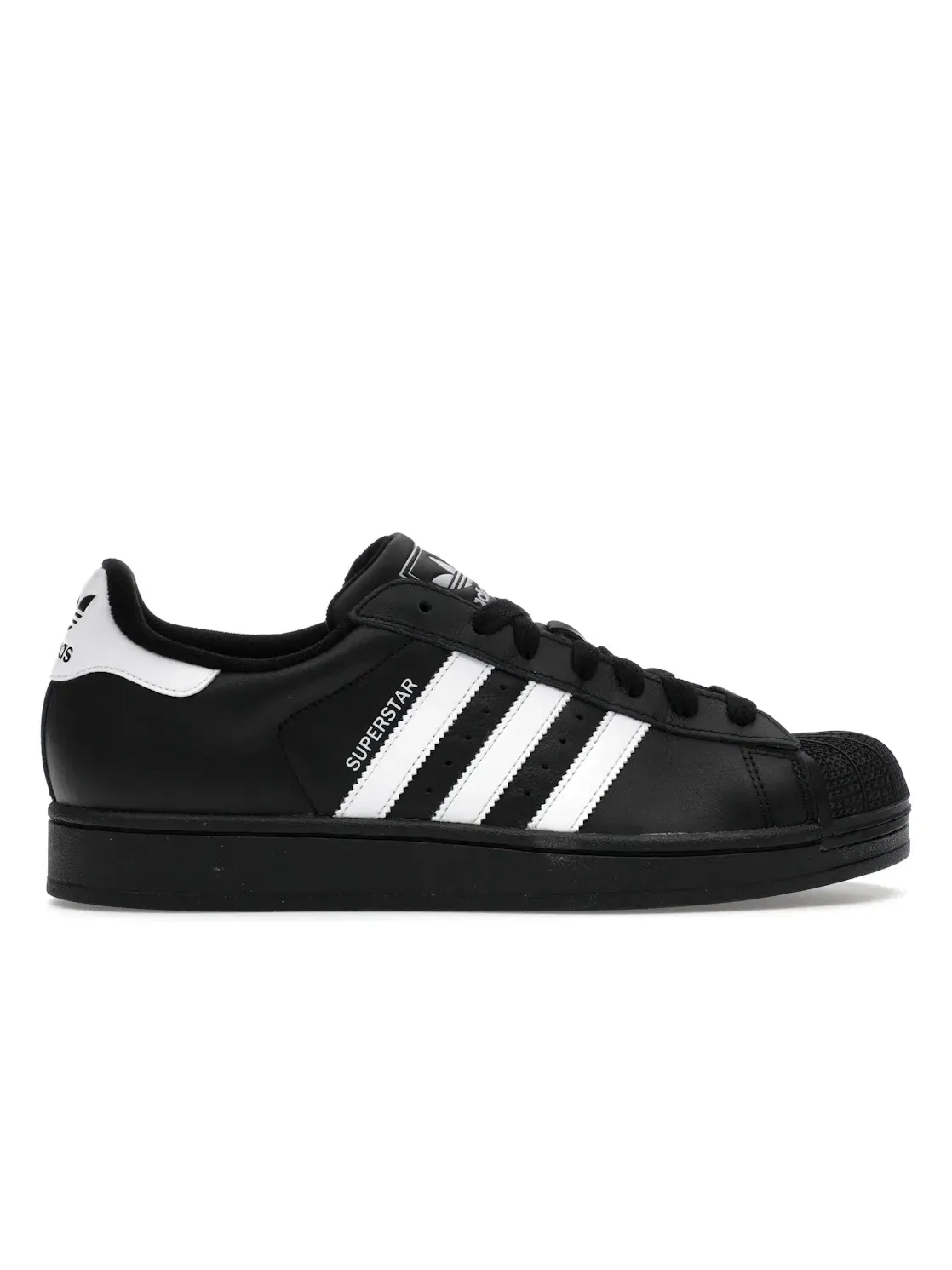 Мужские кроссовки lifestyle с ракушечным носком Adidas Superstar 2 — изображение 1 из 4, черный/белый/черный