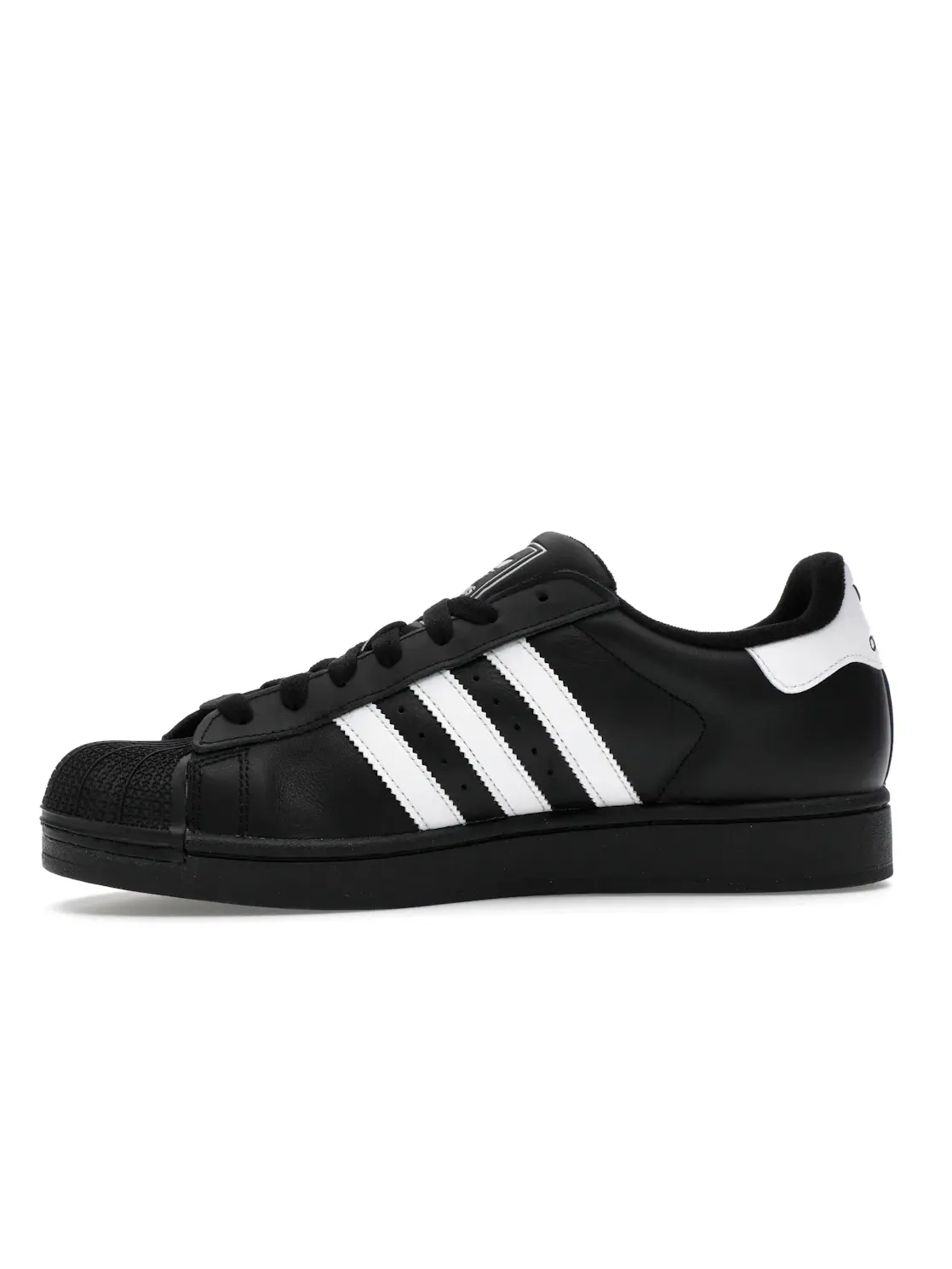 Мужские кроссовки lifestyle с ракушечным носком Adidas Superstar 2 — изображение 3 из 4, черный/белый/черный