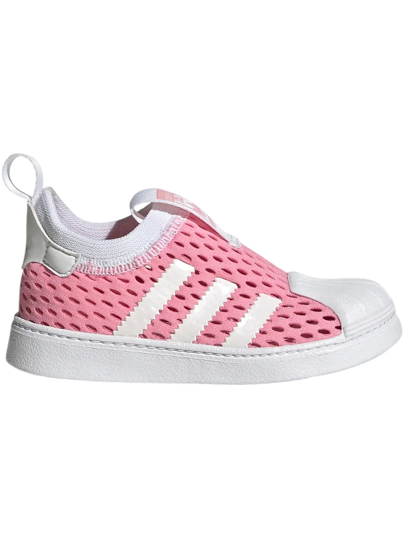 Детские кроссовки для мальчиков с закрытой пяткой Adidas Superstar 360 2.0 Adidas — изображение 1 из 1, розовый белый розовый