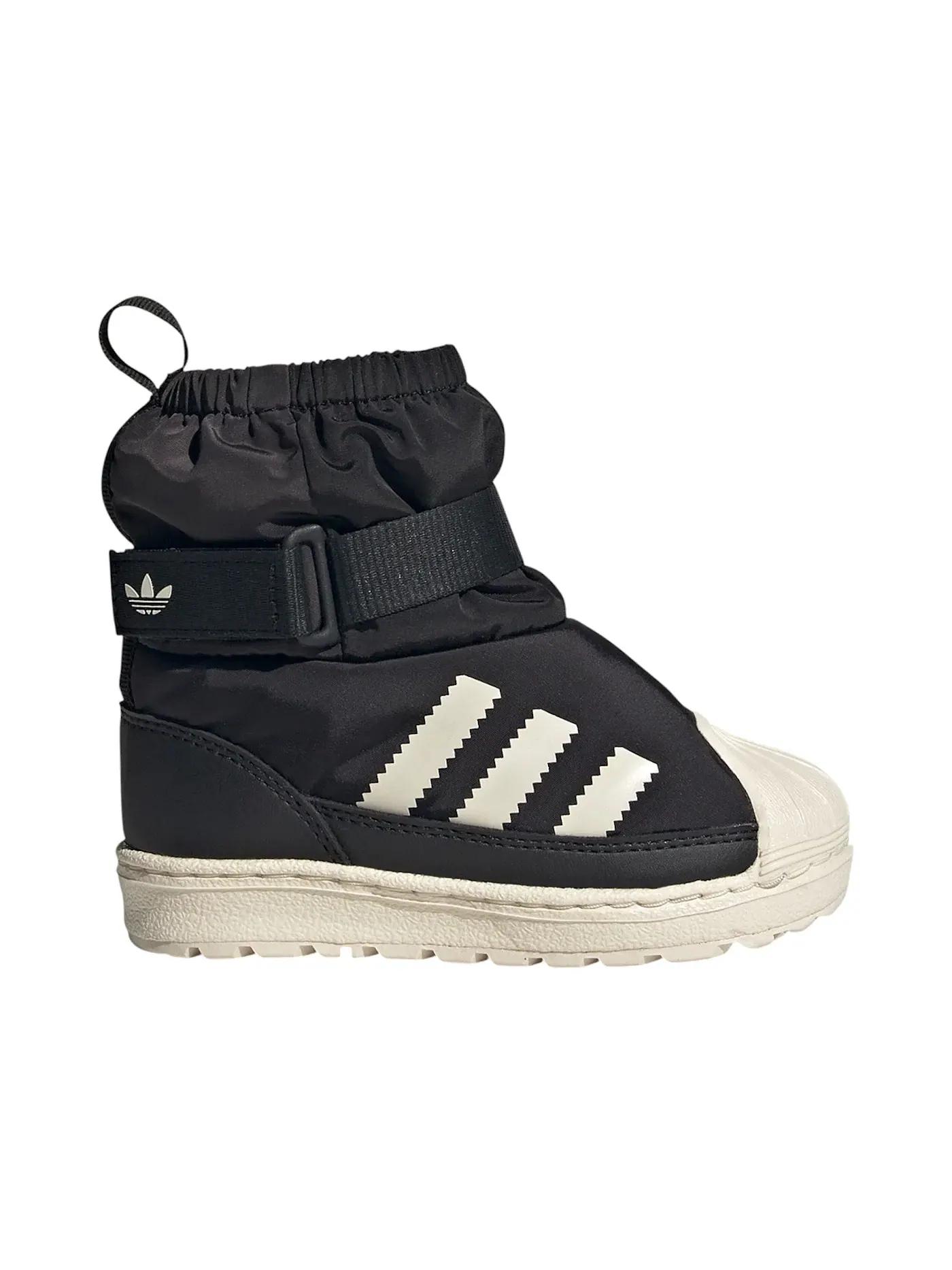 Детские ботинки с длинным шнурком Adidas Superstar 360 Boot — изображение 1 из 1, черный белый