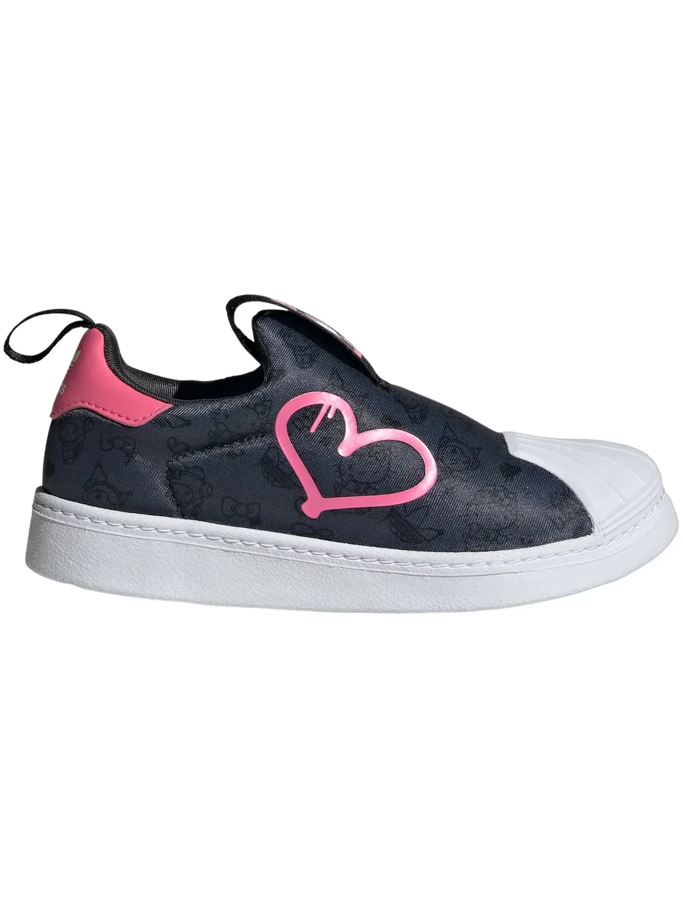 Детские кроссовки Lifestyle Adidas Superstar 360 — изображение 1 из 1, черный/розовый