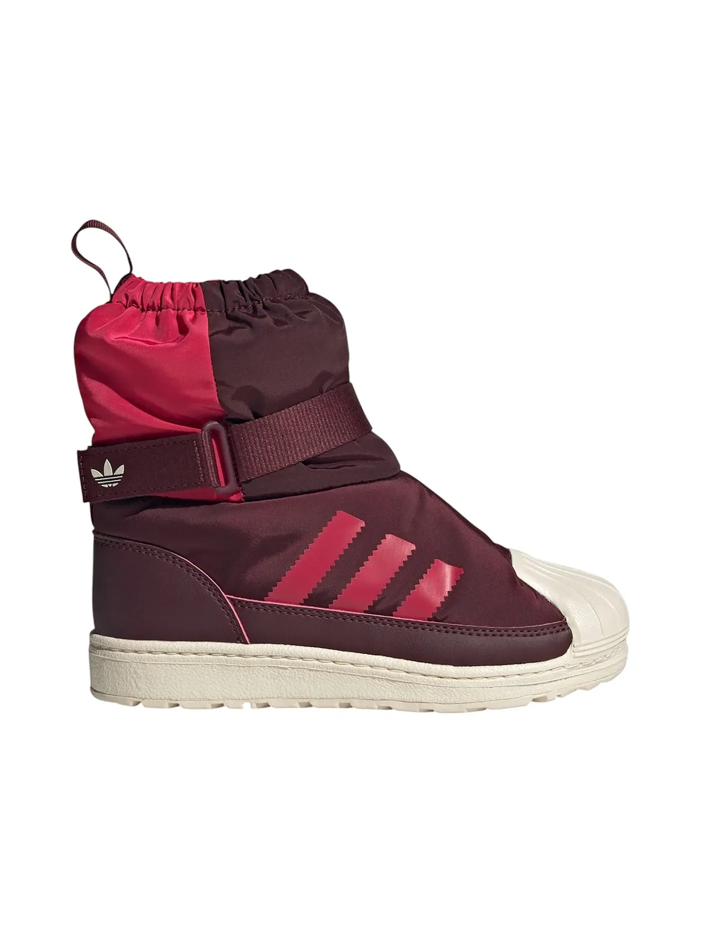Детские ботинки с принтом Adidas Superstar 360 Winterized Boot — изображение 1 из 1, белый красный