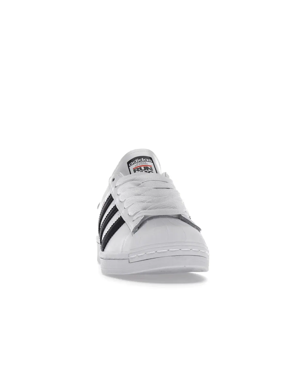 Мужские кроссовки с кожаным верхом Adidas Superstar 50 Run DMC — изображение 2 из 4, белый/черный/-красный